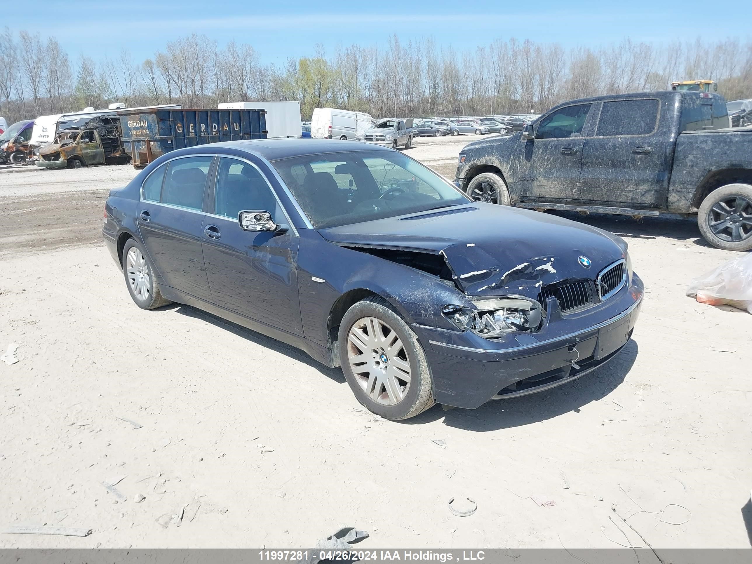 bmw 7er 2003 wbagn63493dr08586