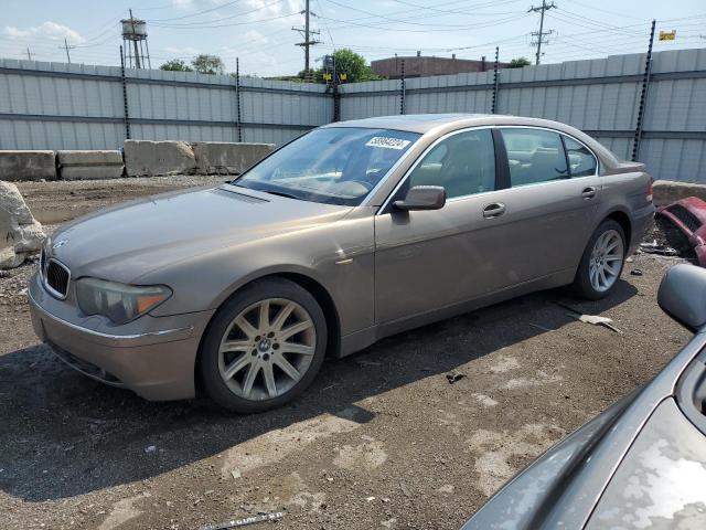 bmw 745 li 2004 wbagn63584ds55274