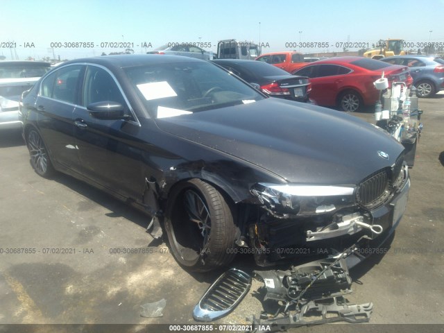 bmw 5 2018 wbaja9c54jb250700