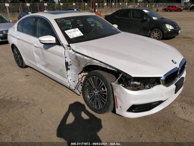 bmw 5 2019 wbaja9c56kb393391