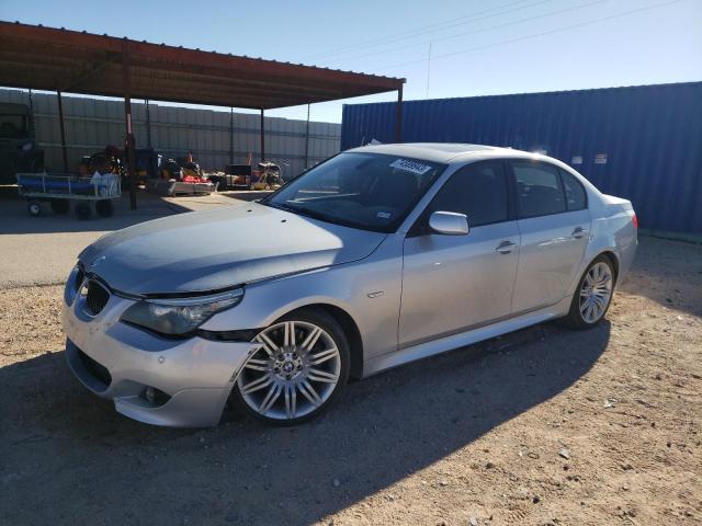 bmw 5 series 2008 wbanw53588ct52565