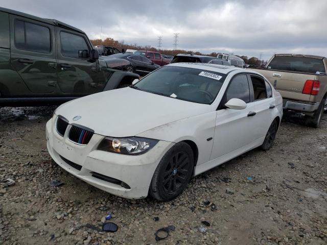 bmw 3 series 2007 wbavc53557fz81660