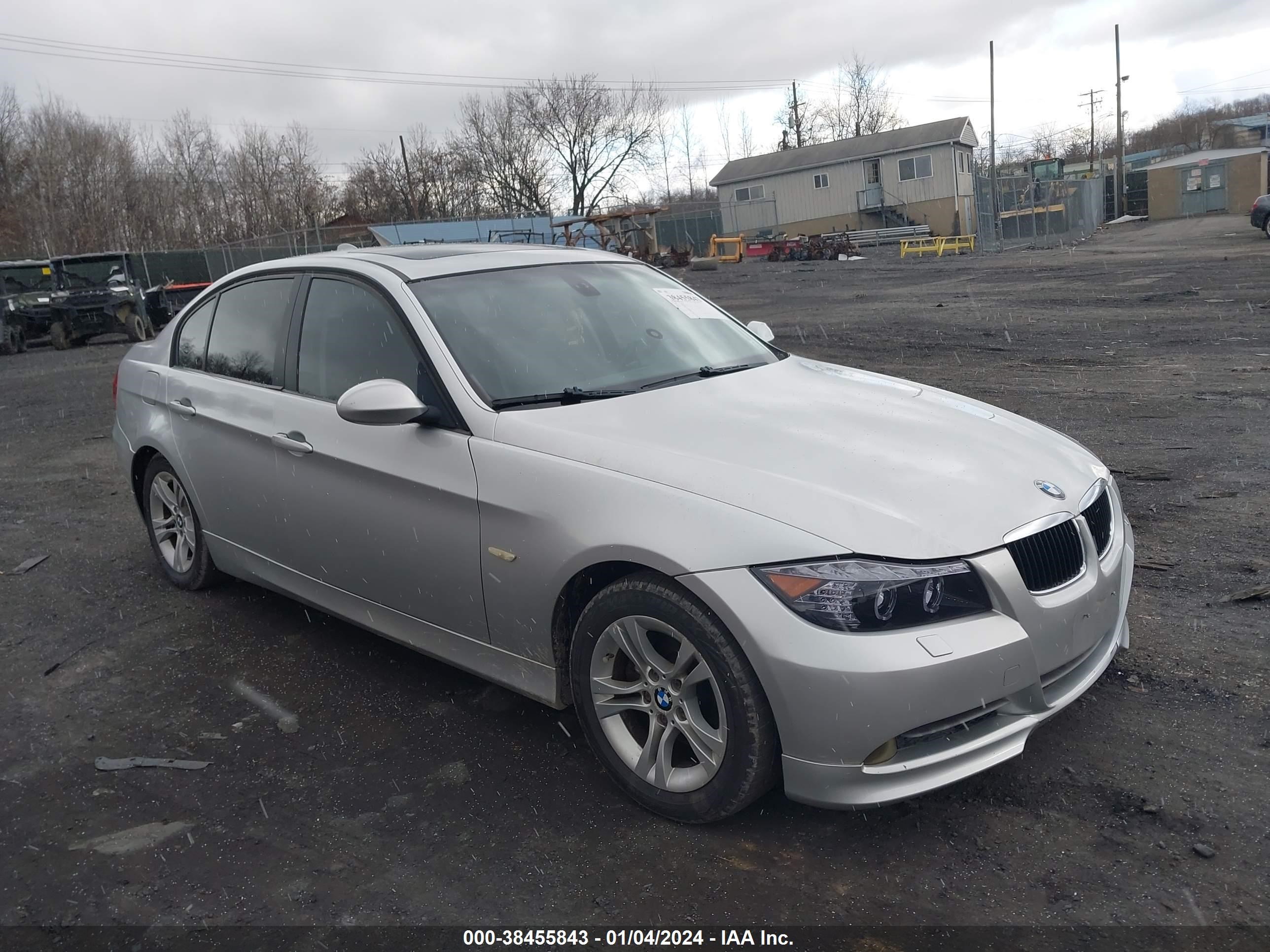 bmw 3 series 2008 wbavc73588kx92862