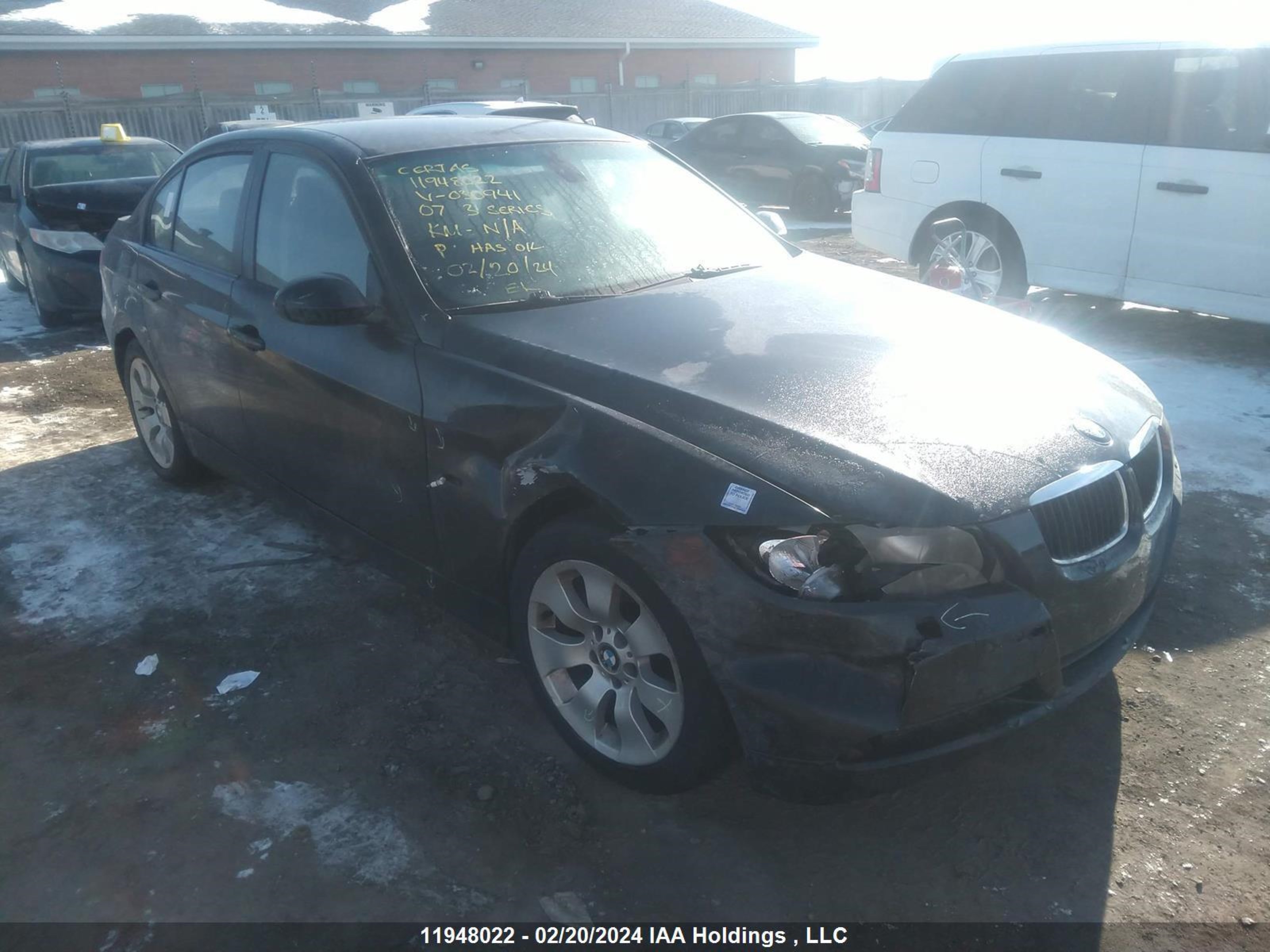 bmw 3er 2007 wbavc93557k030941