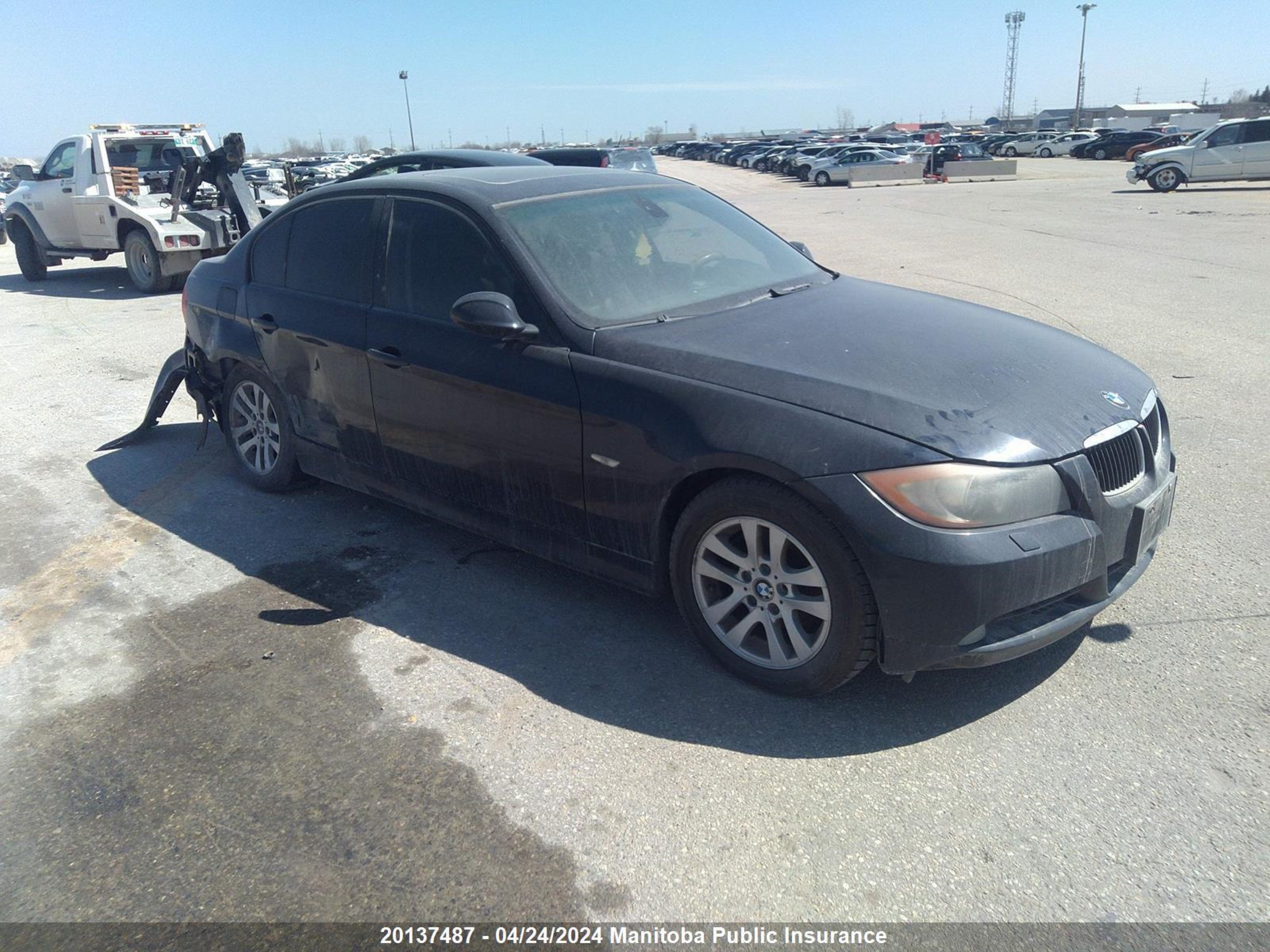 bmw 3er 2007 wbavc93587kz72272