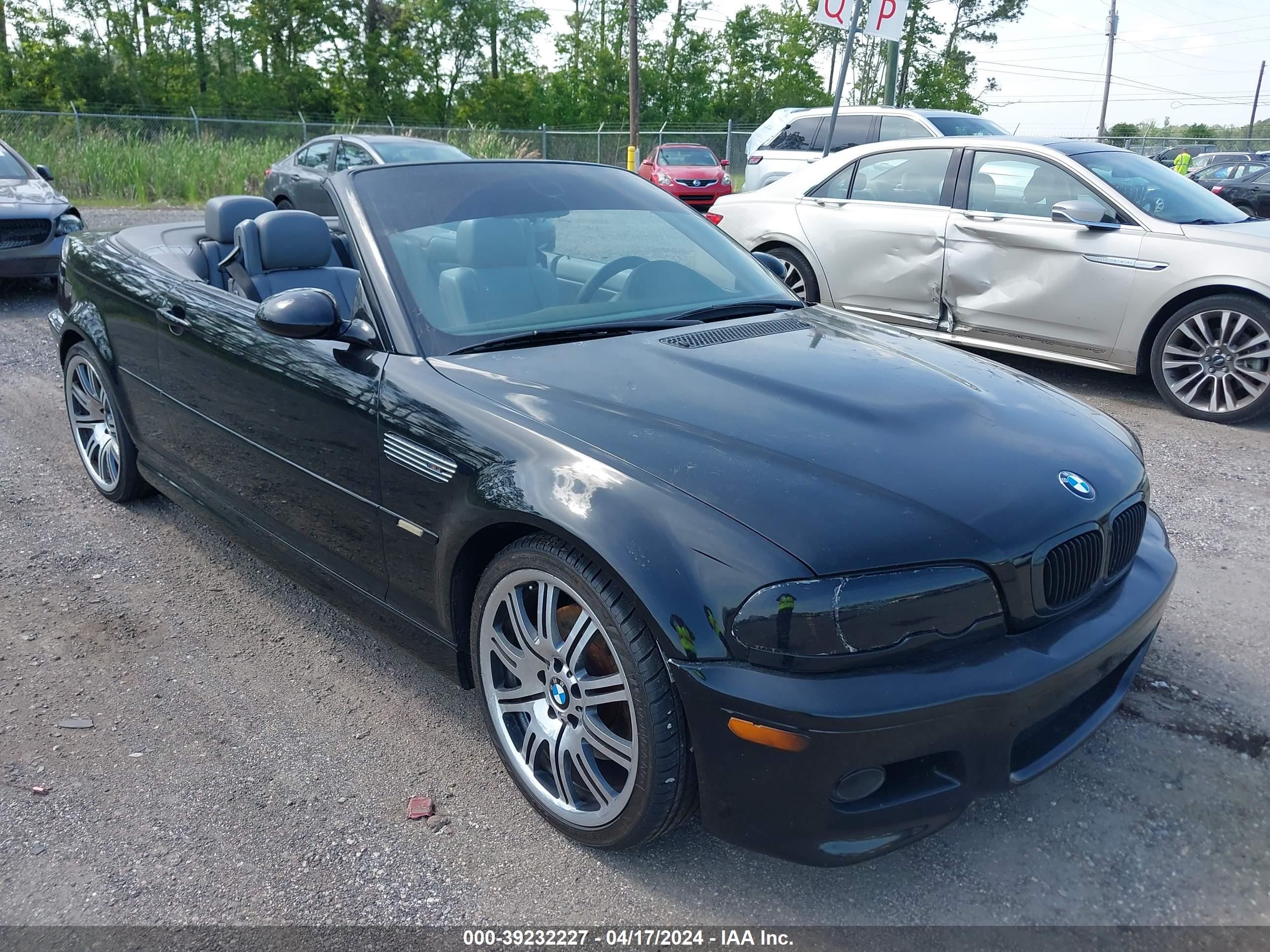 bmw m3 2005 wbsbr93455pk10201