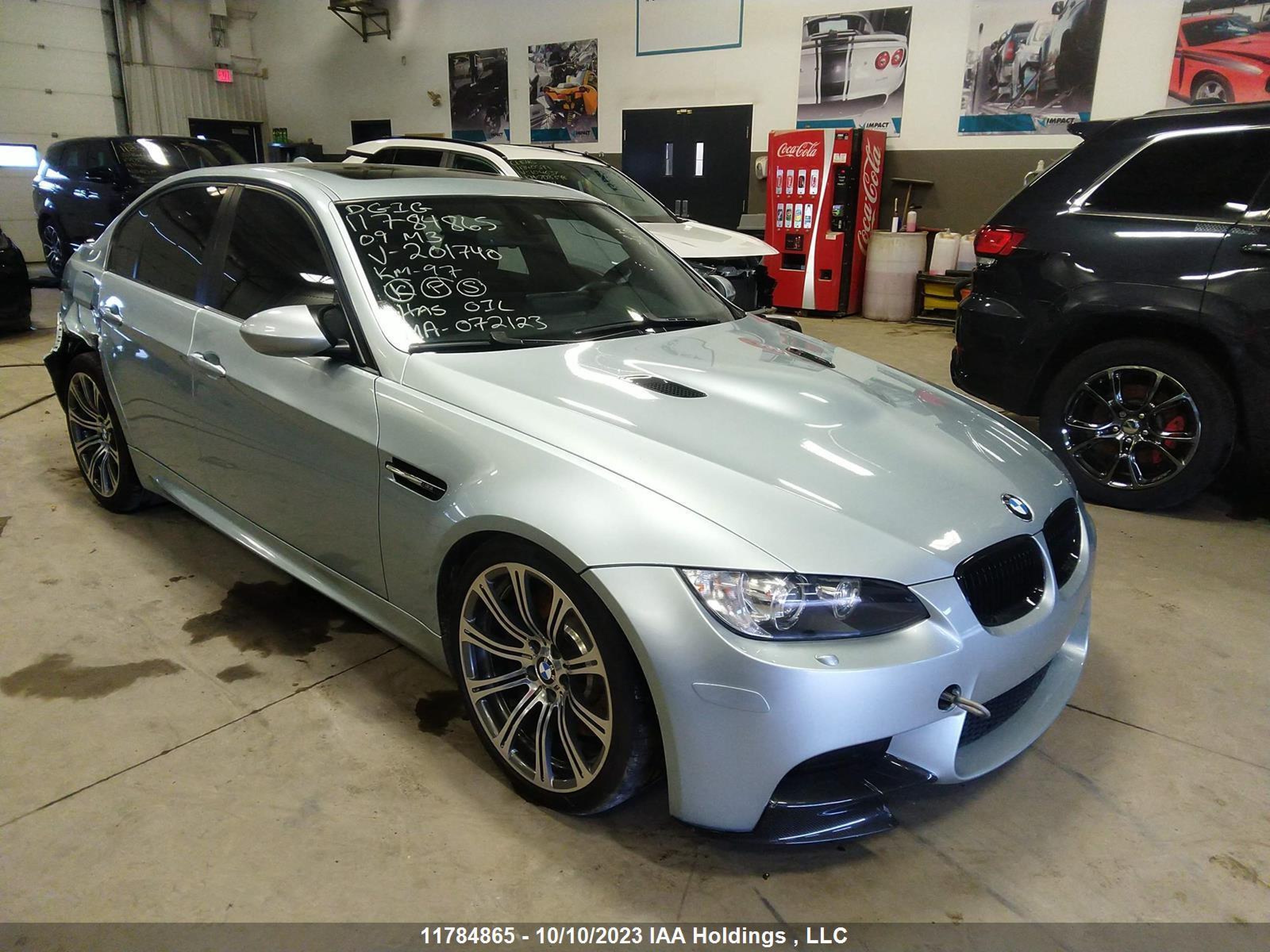 bmw m3 2009 wbspm93539e201740