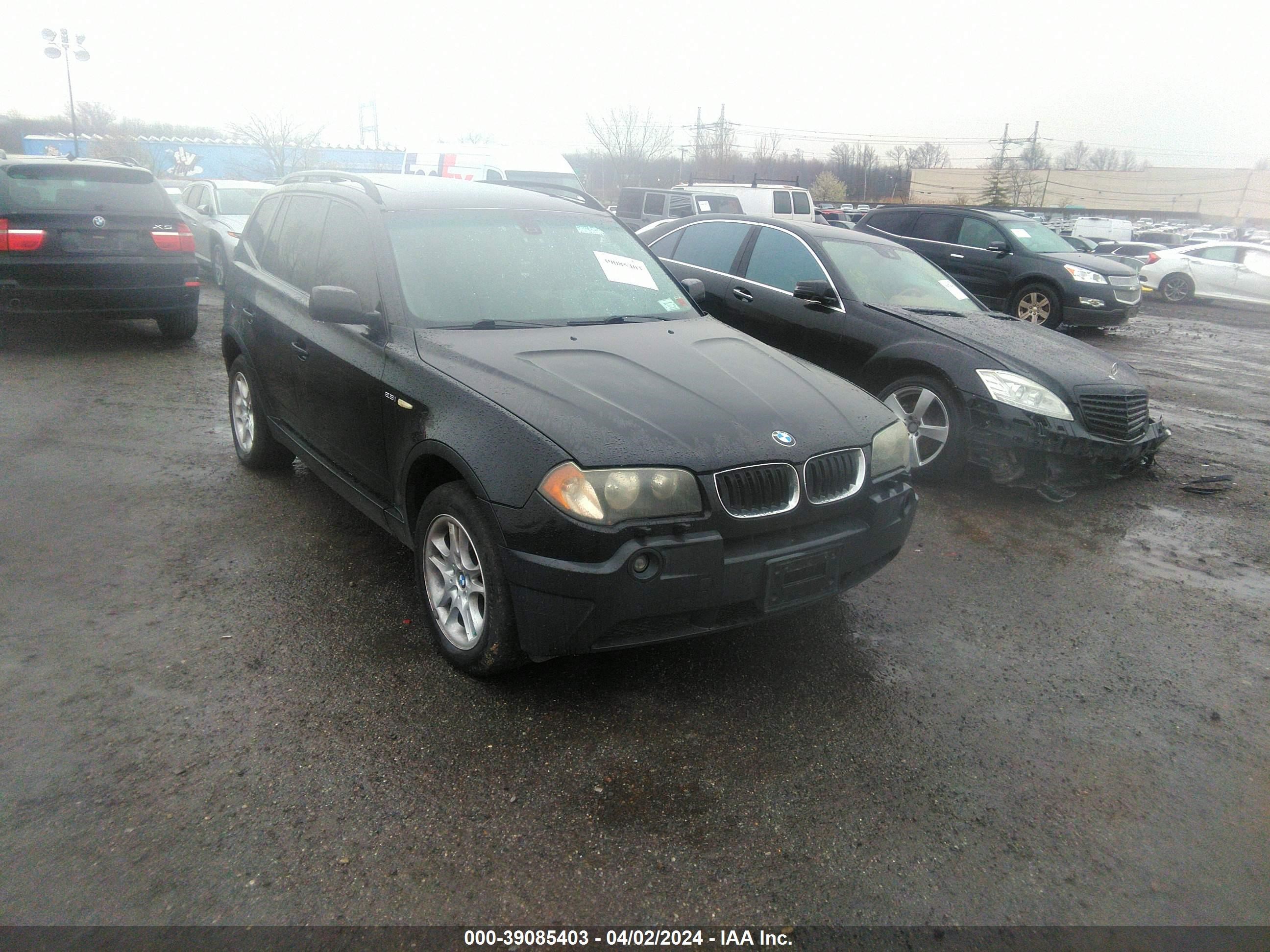 bmw x3 2005 wbxpa73425wc45587