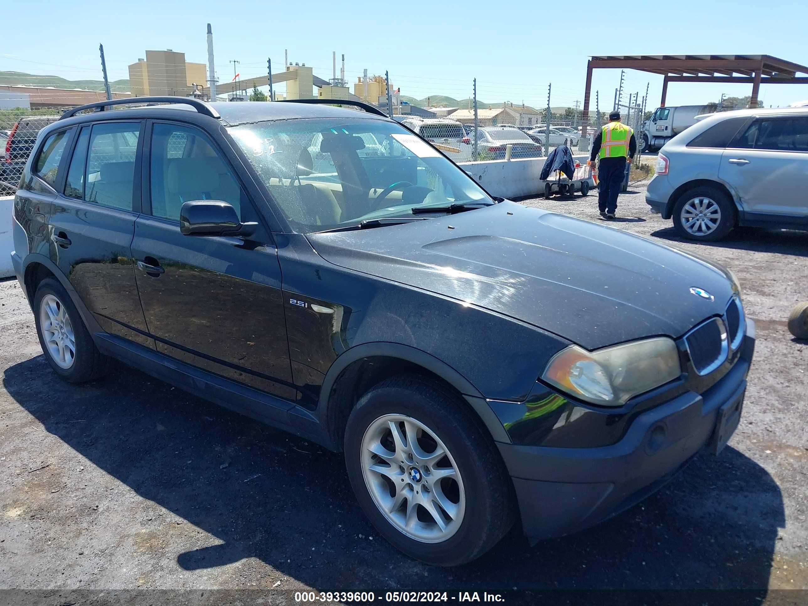 bmw x3 2004 wbxpa73454wb24793