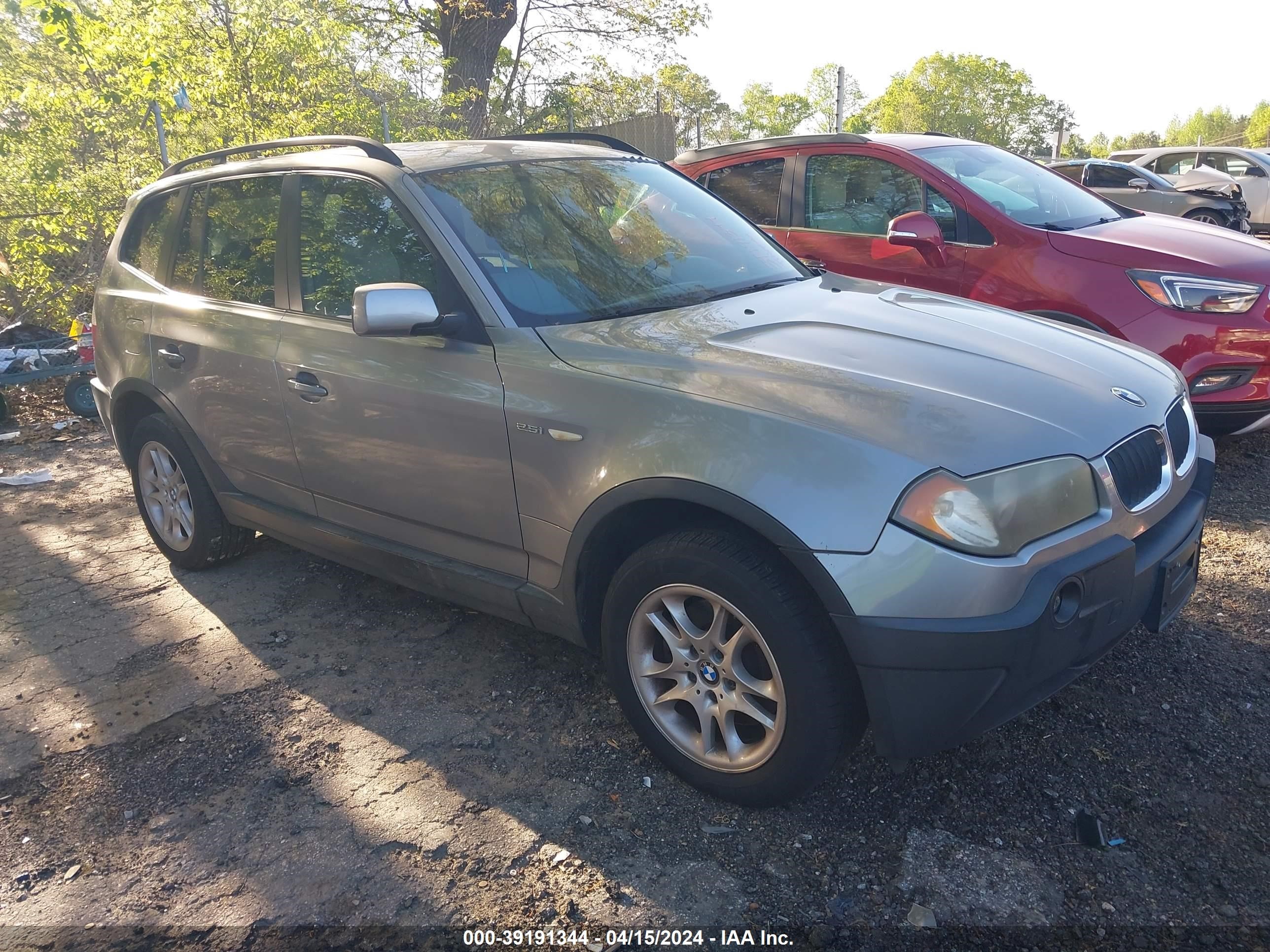 bmw x3 2004 wbxpa73474wb23807