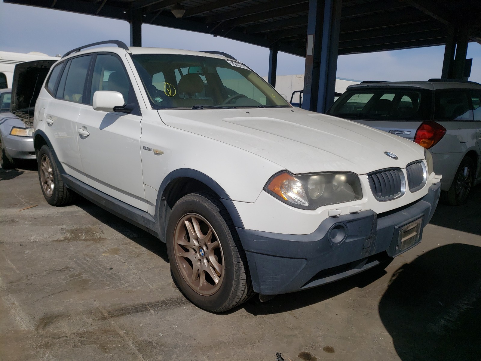 bmw x3 2.5i 2004 wbxpa73484wa77582