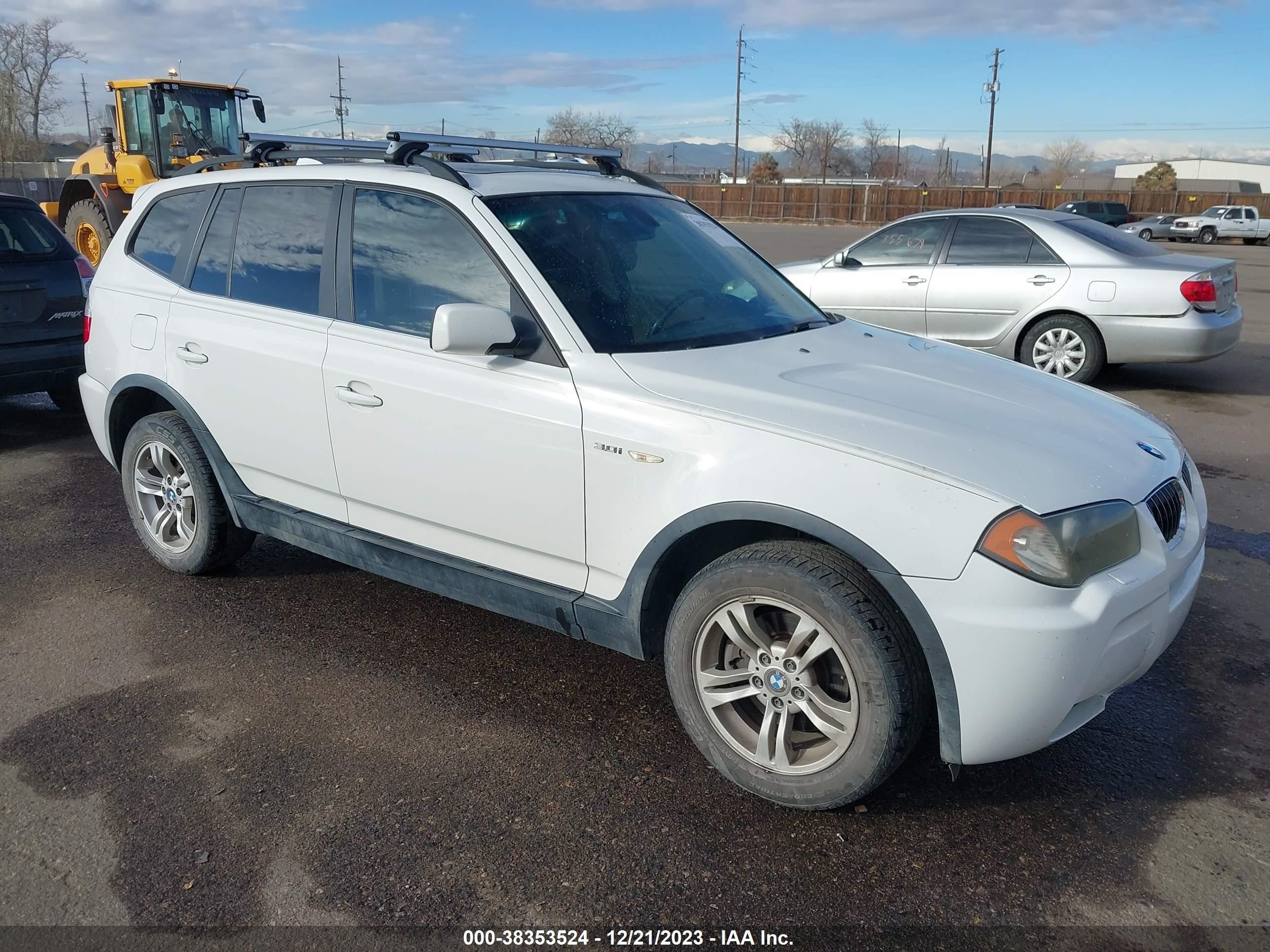 bmw x3 2006 wbxpa93406wd28402