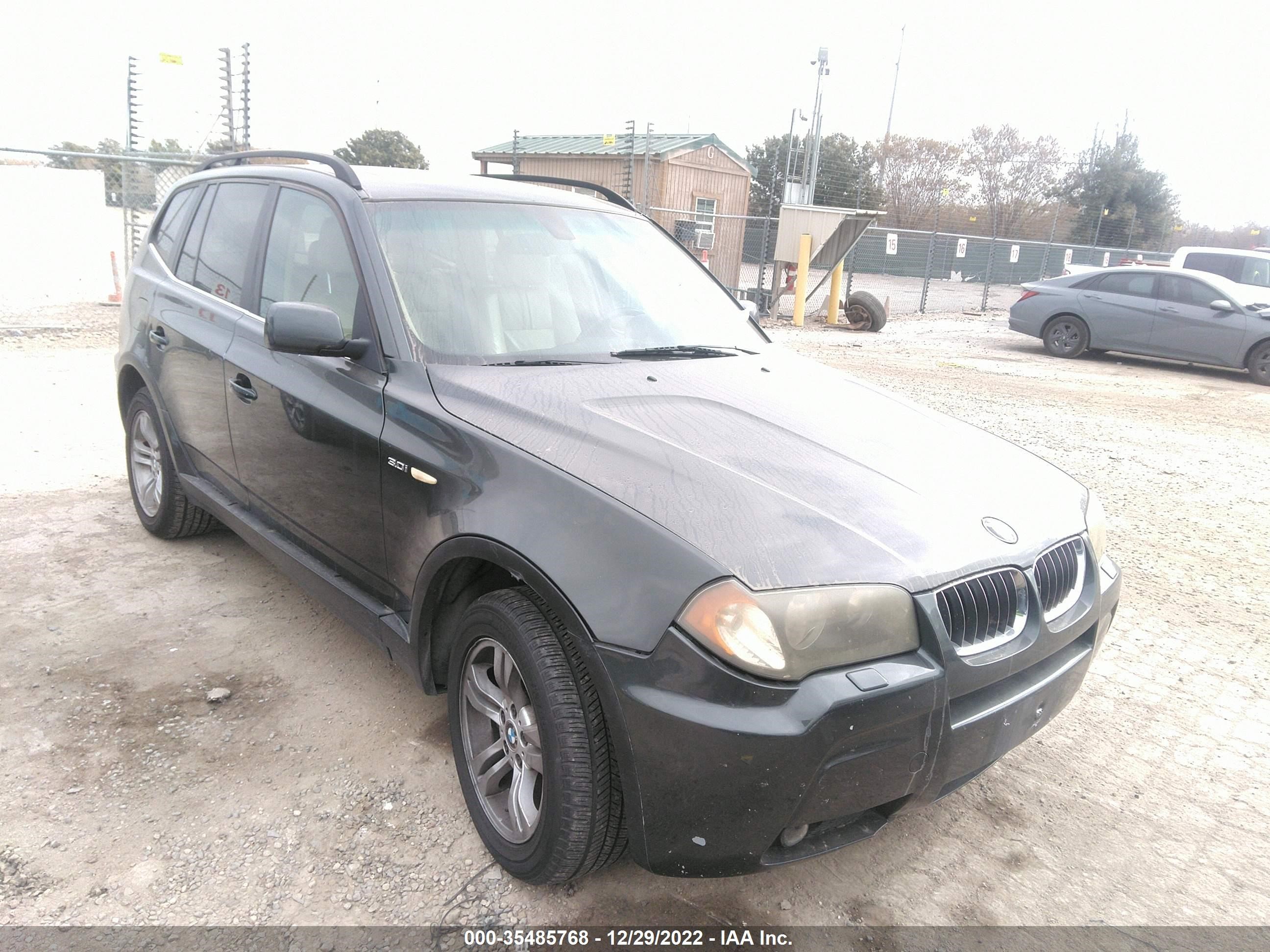 bmw x3 2006 wbxpa93406wg74319