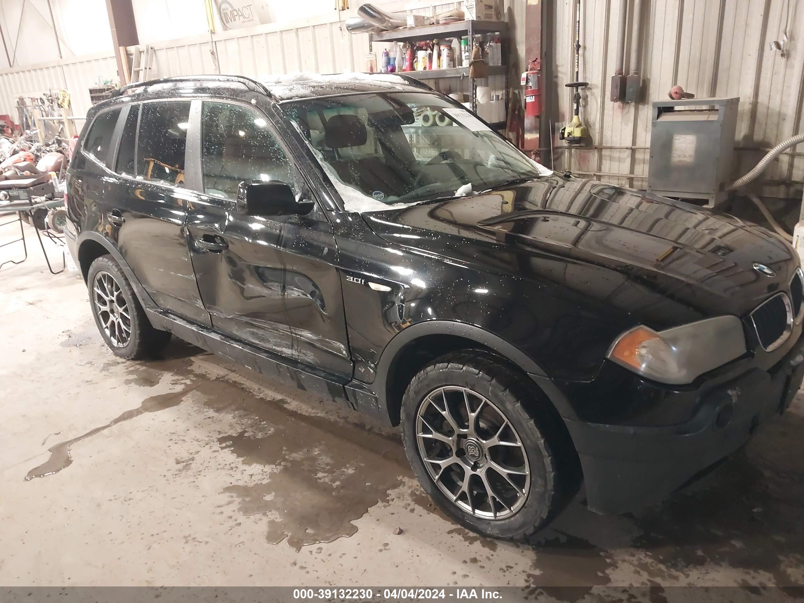 bmw x3 2005 wbxpa93415wd23949