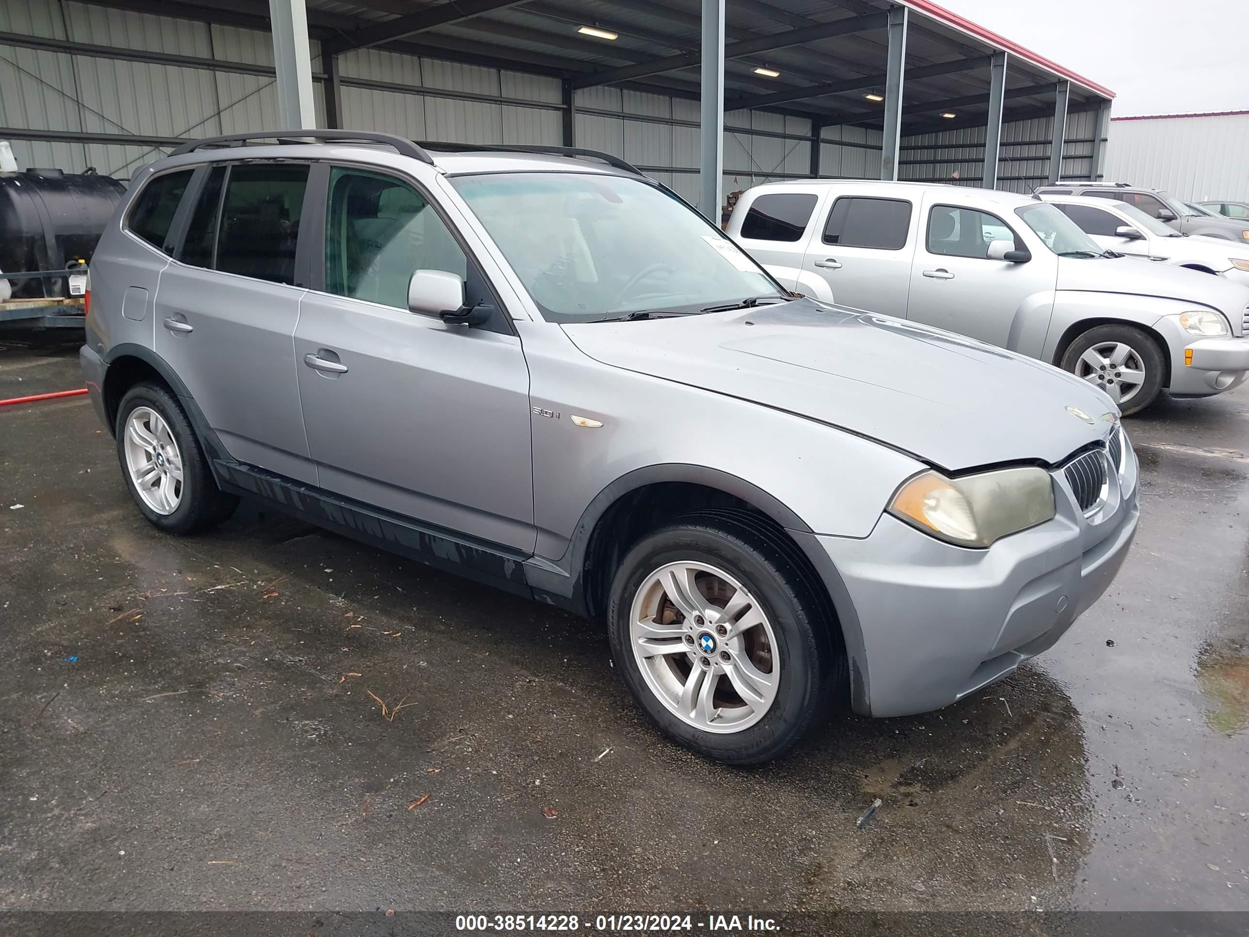 bmw x3 2006 wbxpa93426wg78386