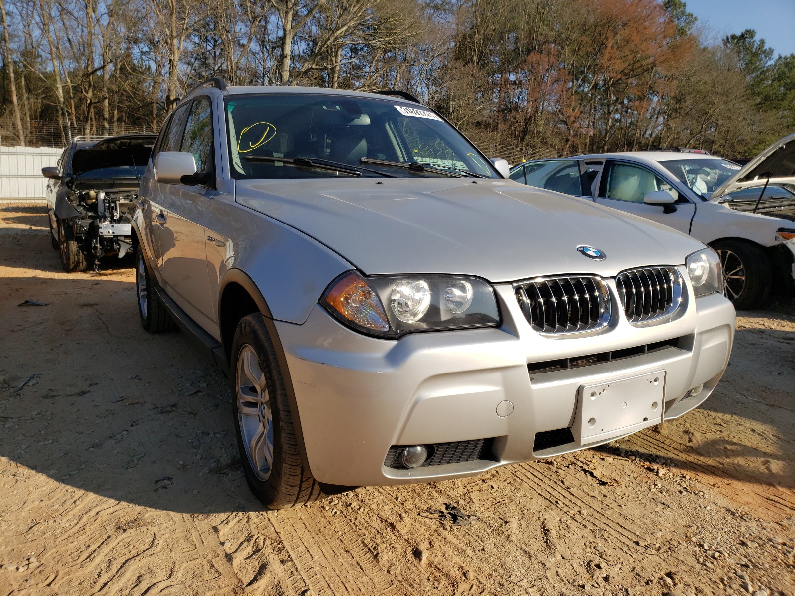 bmw x3 2006 wbxpa93426wg79957