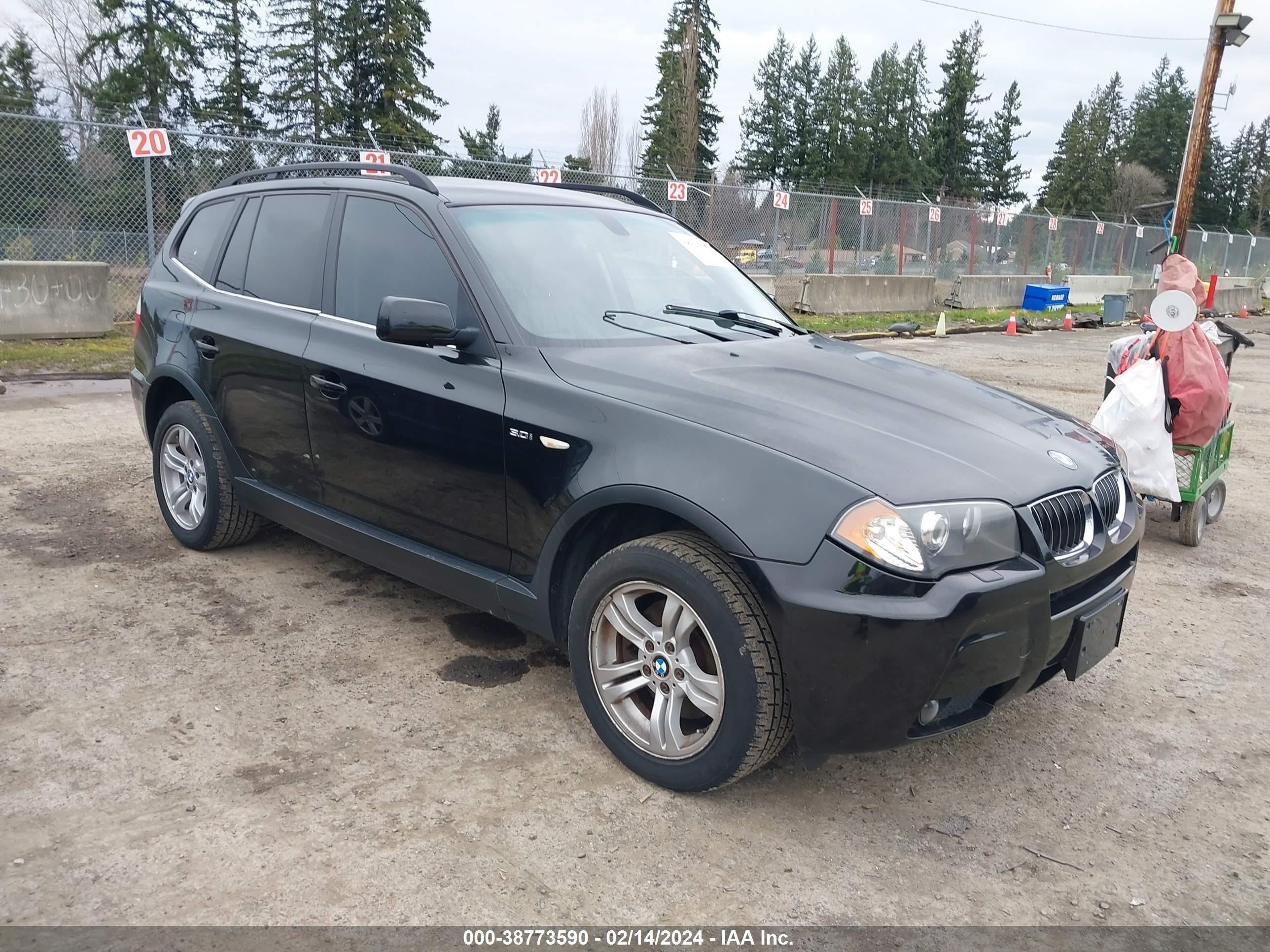 bmw x3 2006 wbxpa93426wg82311