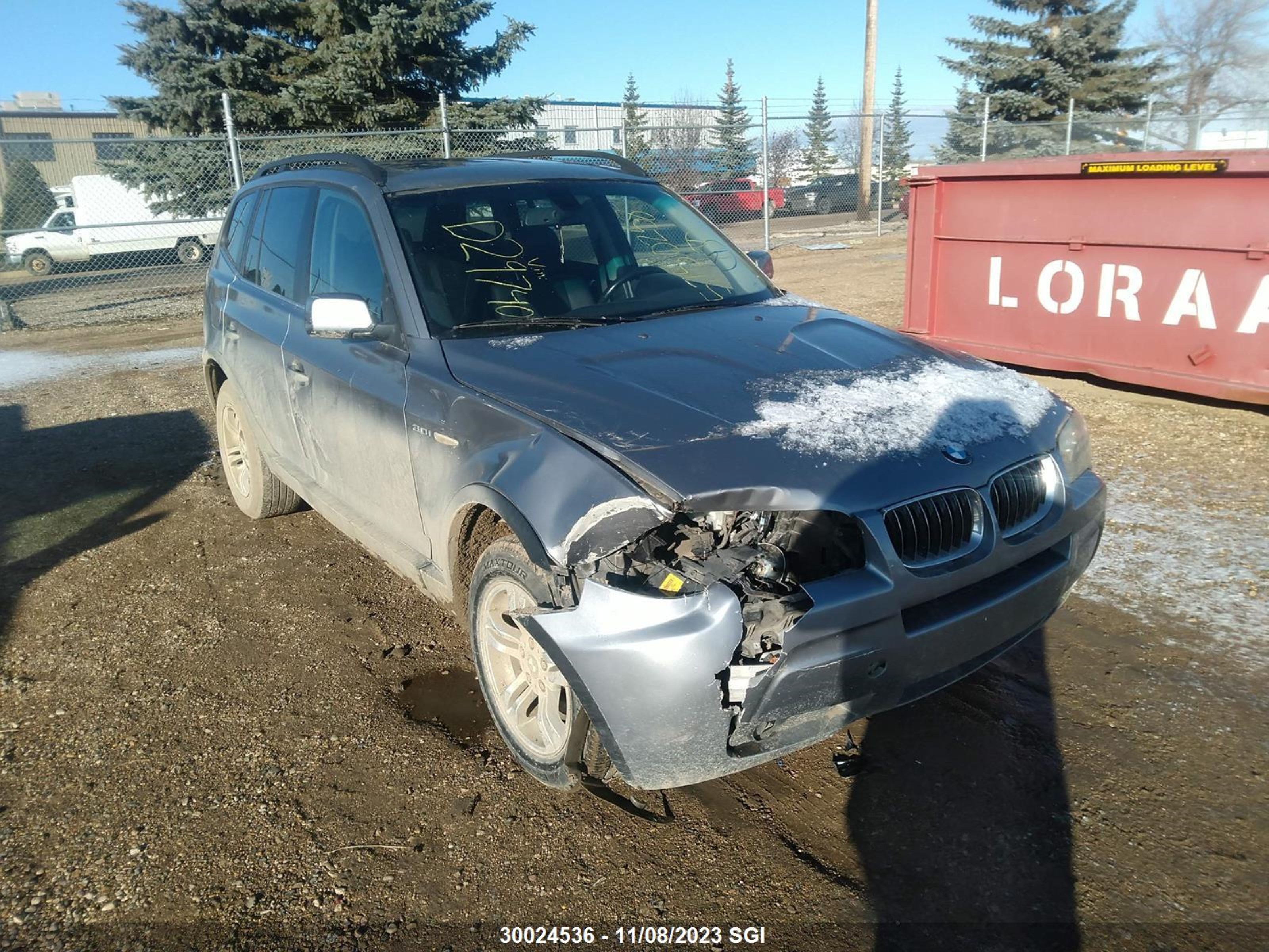 bmw x3 2006 wbxpa93436wd29740