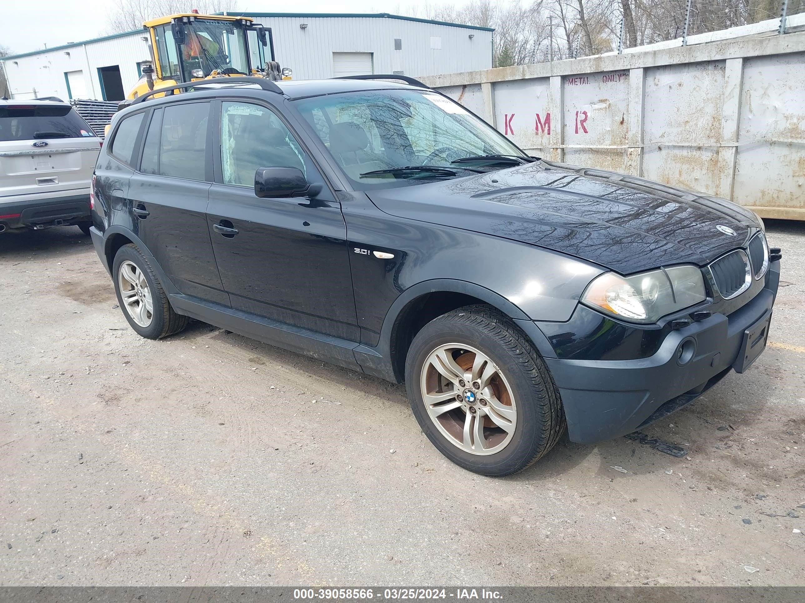 bmw x3 2005 wbxpa93445wd04831