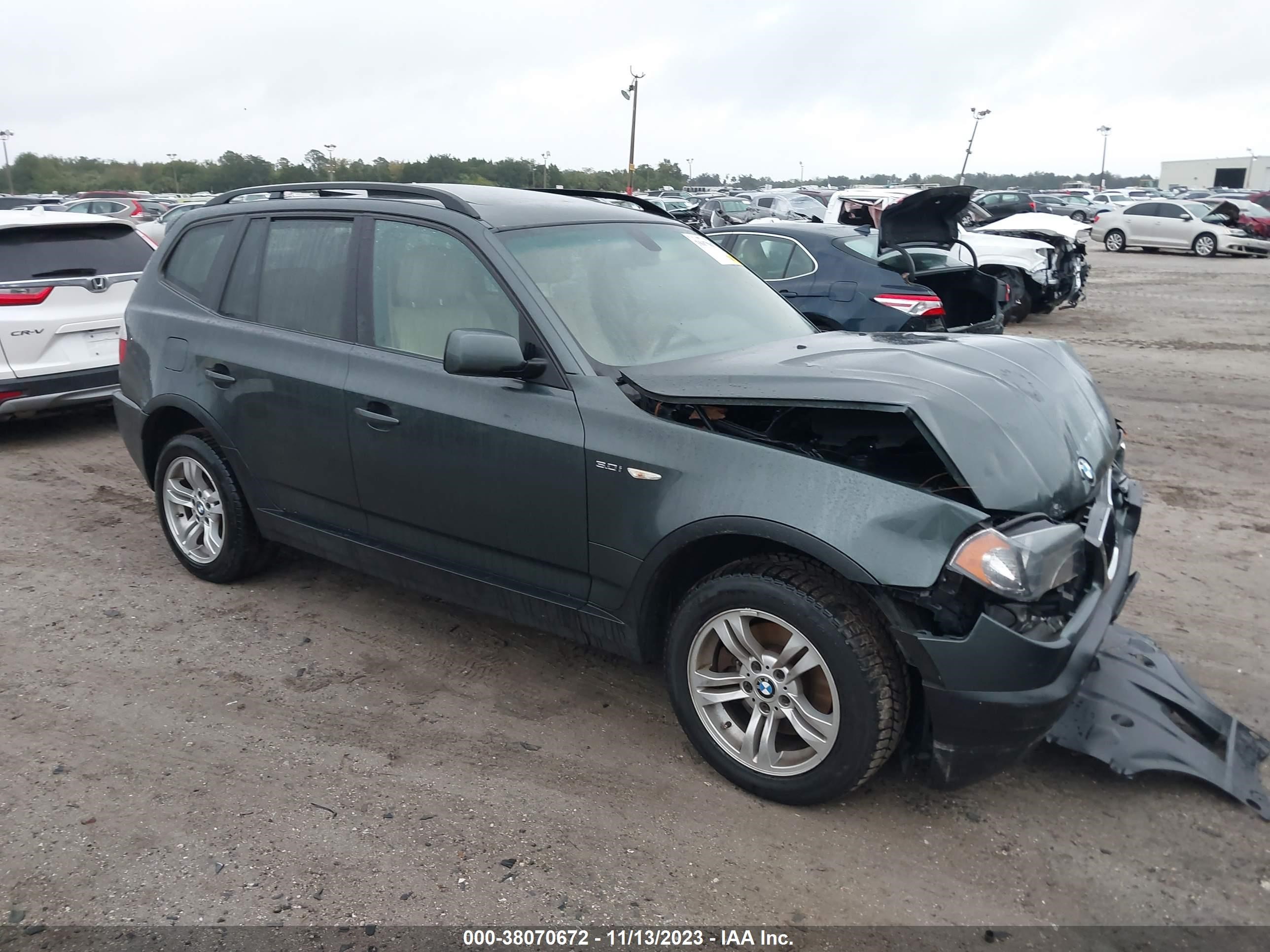 bmw x3 2004 wbxpa93454wa65787