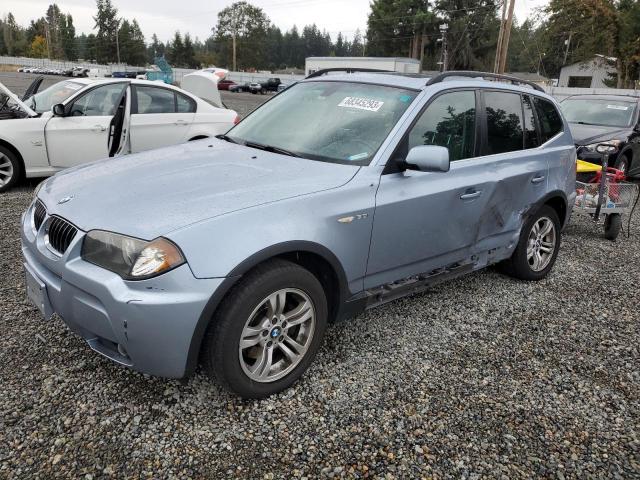 bmw x3 3.0i 2006 wbxpa93456wg77832