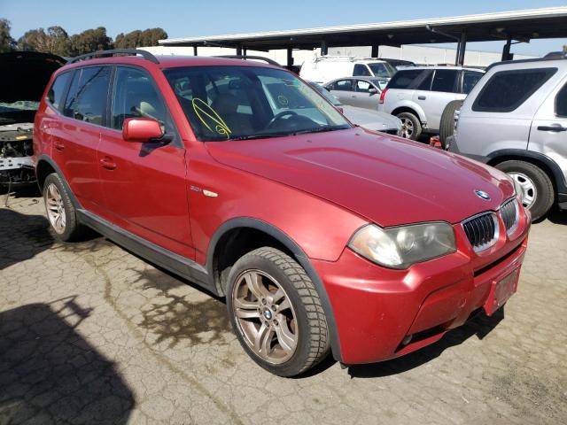 bmw x3 3.0i 2006 wbxpa93456wg82819