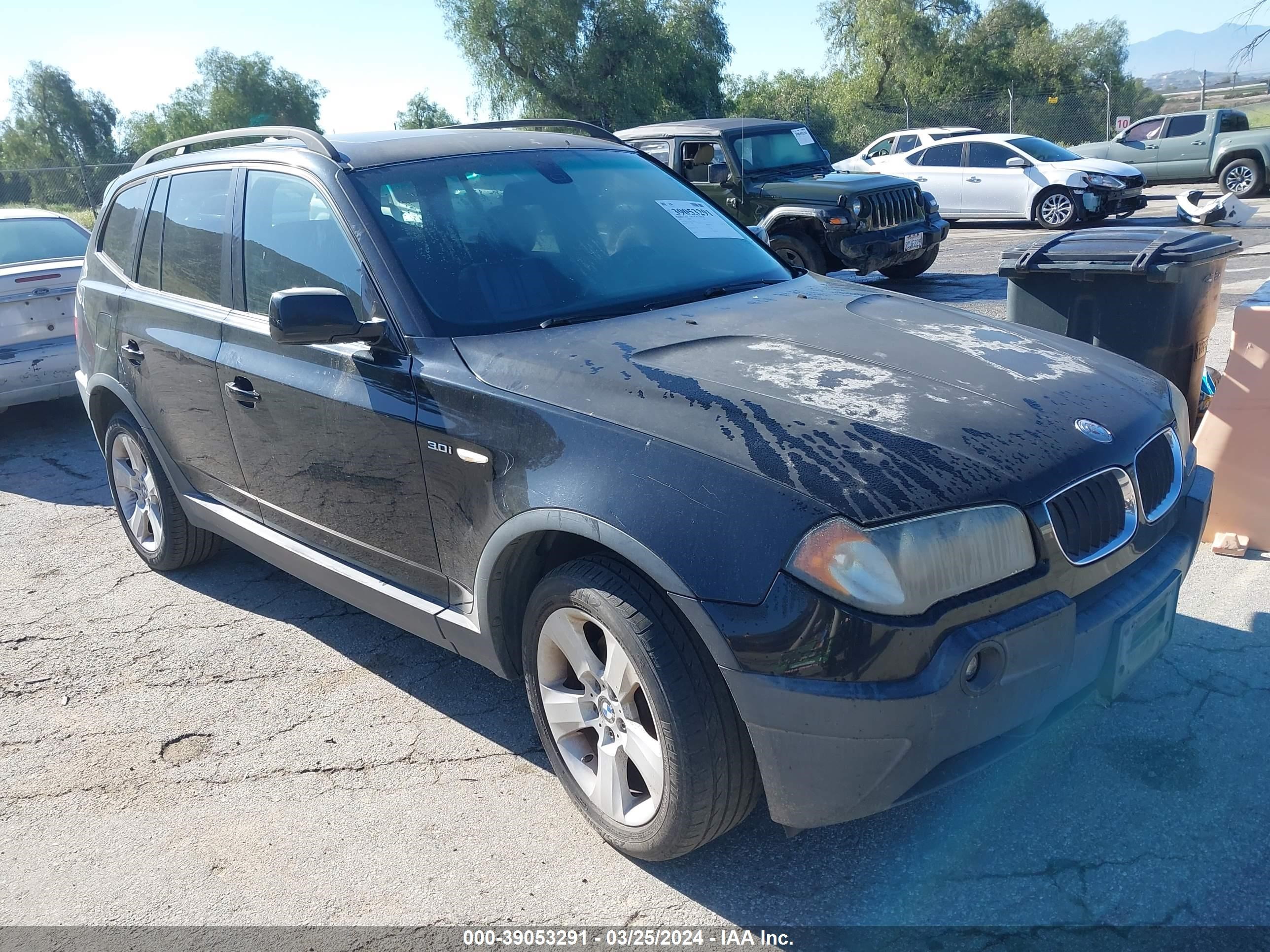 bmw x3 3.0i 2005 wbxpa93465wd08850