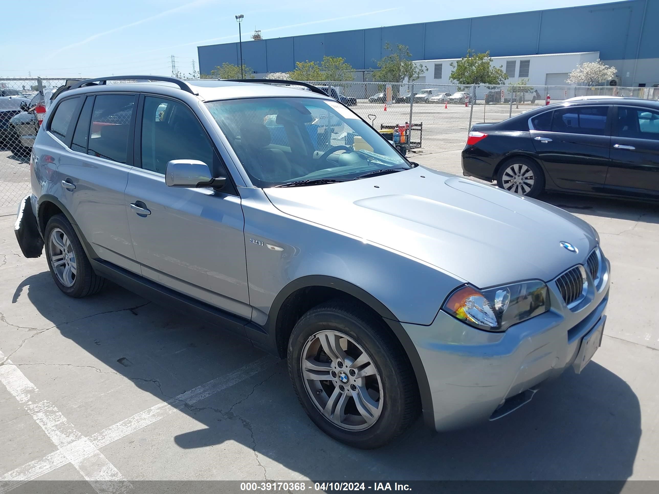 bmw x3 2006 wbxpa93466wg79380