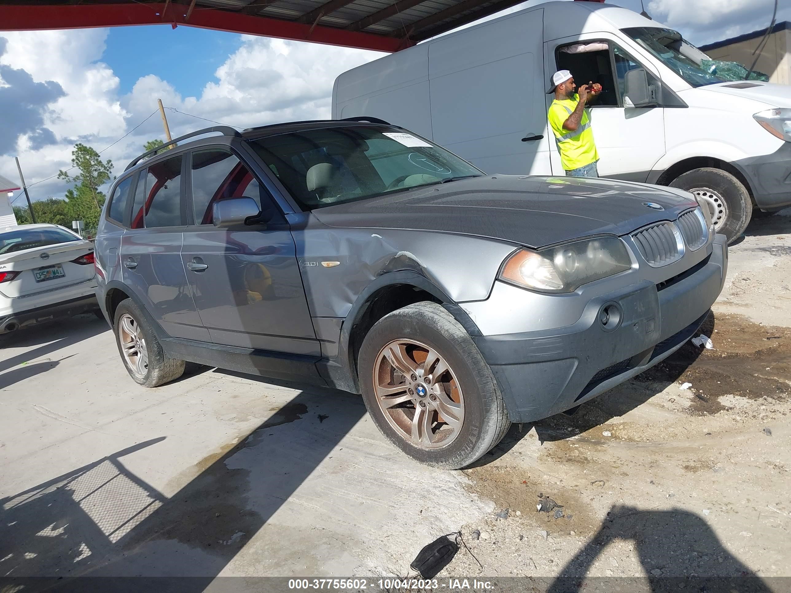 bmw x3 2004 wbxpa93474wc32344