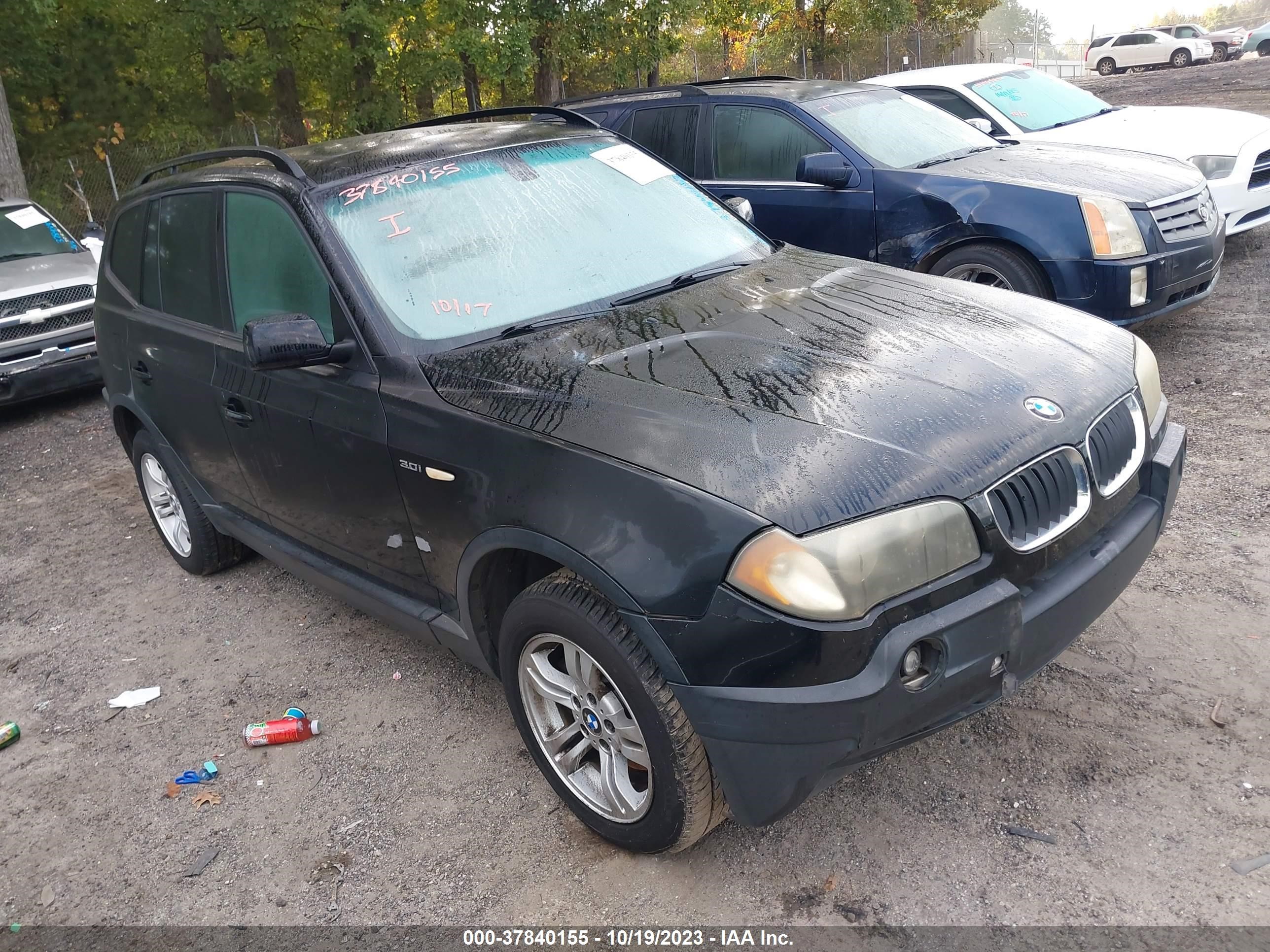 bmw x3 2005 wbxpa93475wd04709