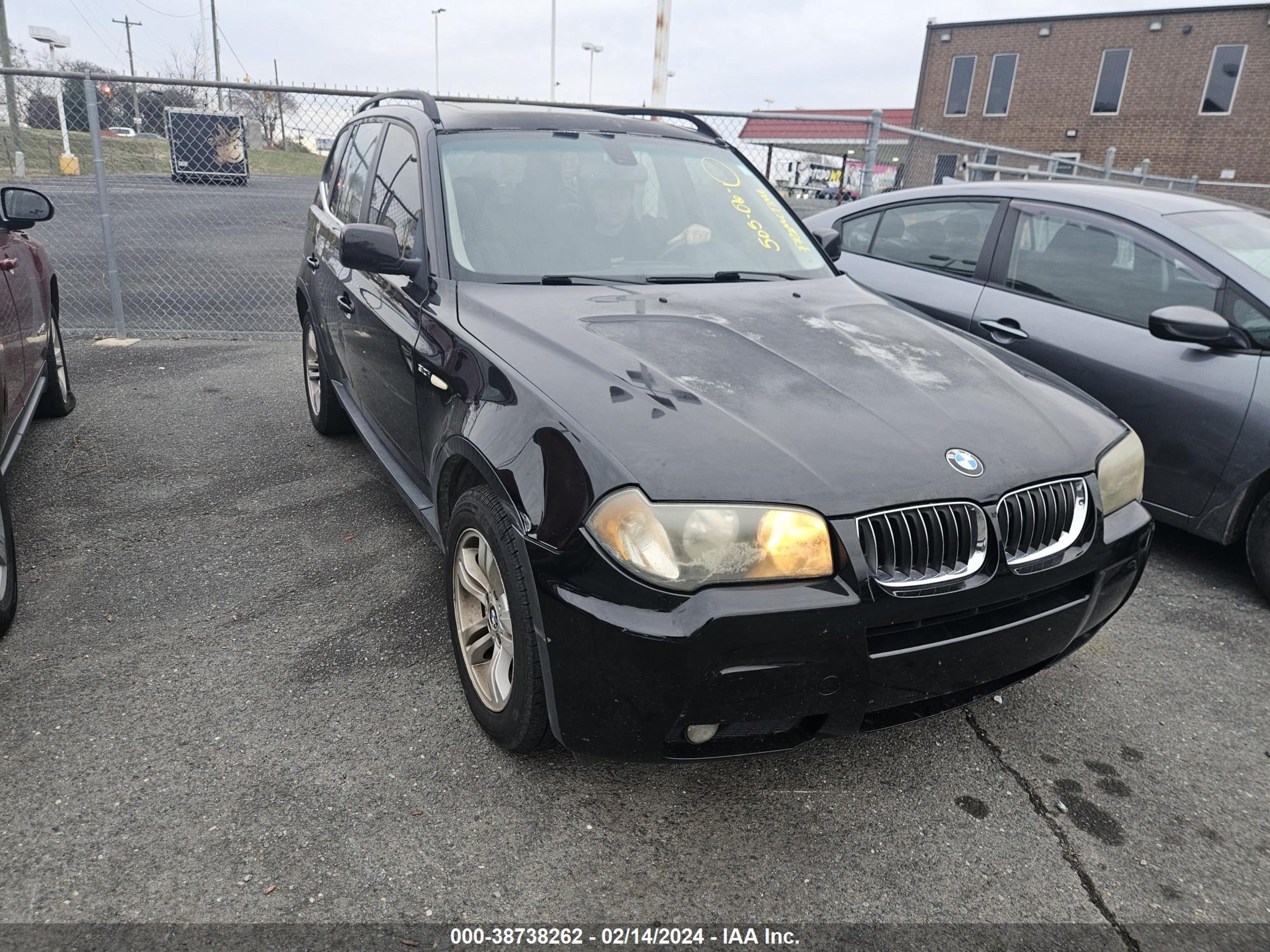 bmw x3 2006 wbxpa93476wg75242