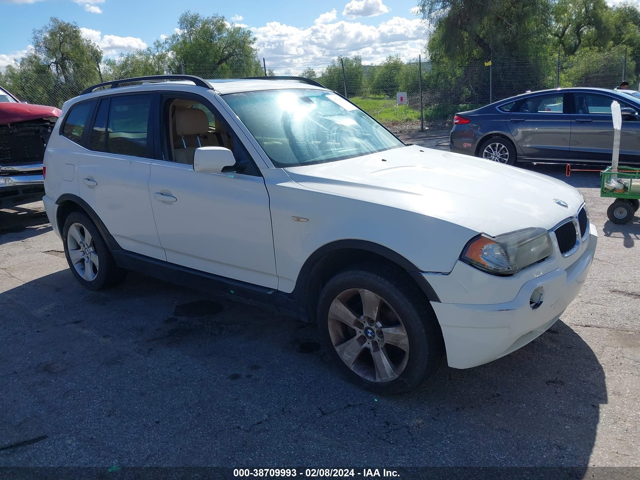 bmw x3 2006 wbxpa93476wg87732