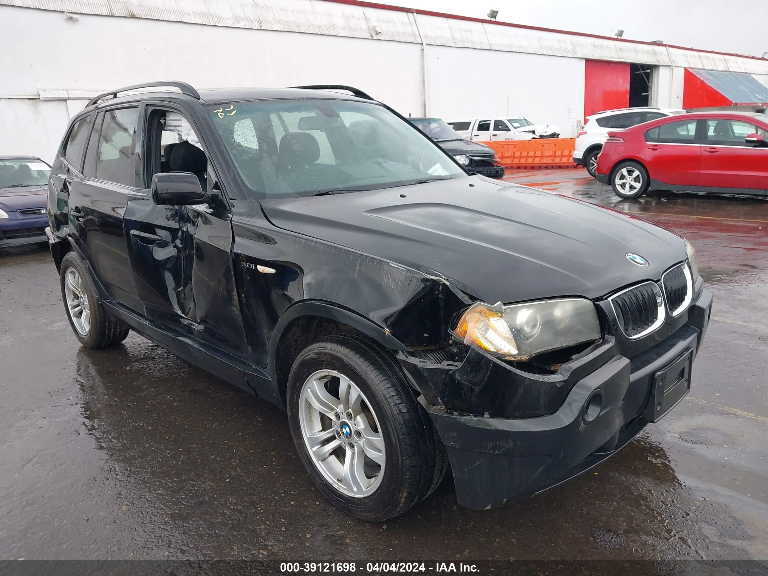 bmw x3 2005 wbxpa93485wd10583