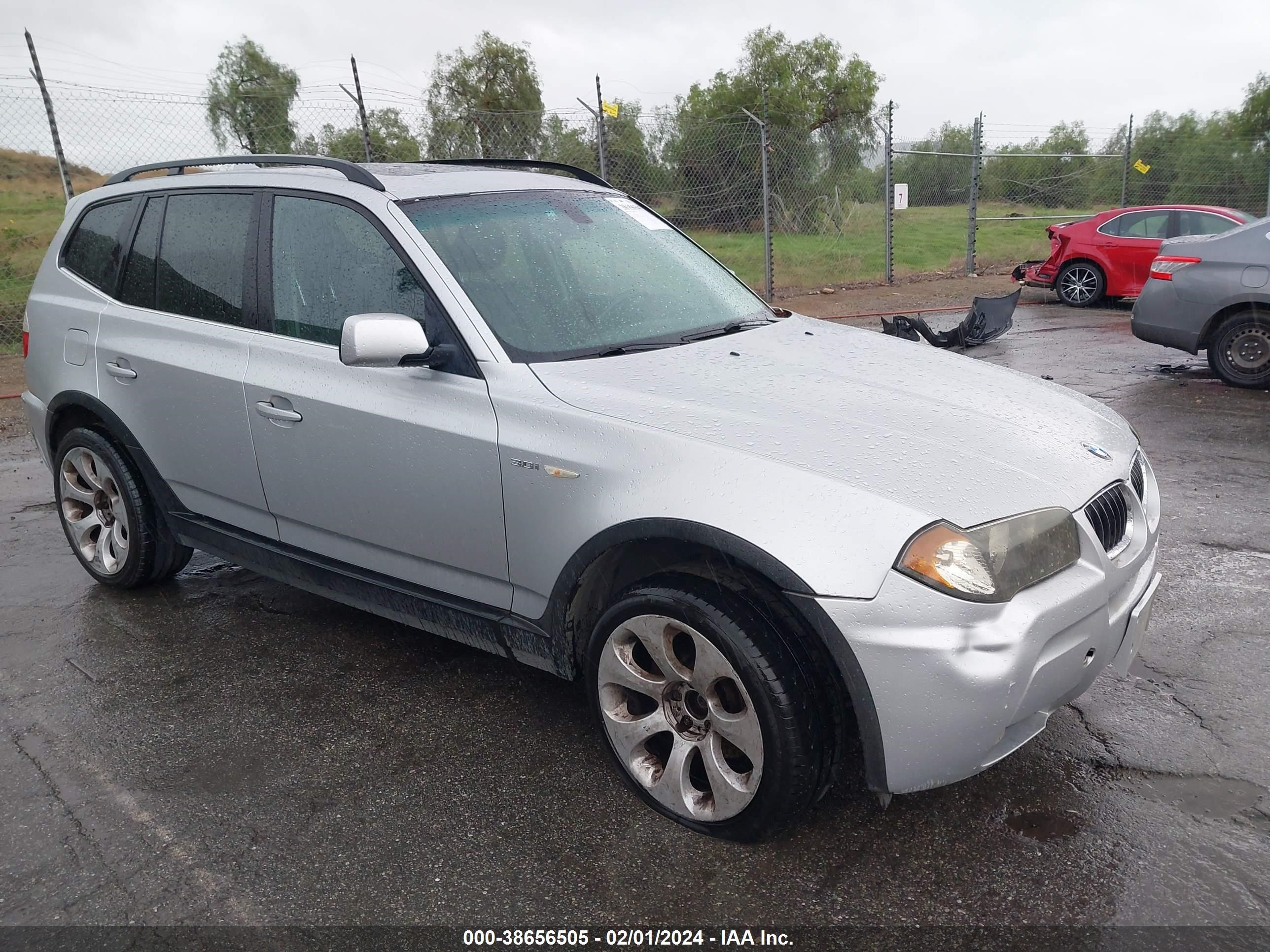 bmw x3 2006 wbxpa93486wg88856