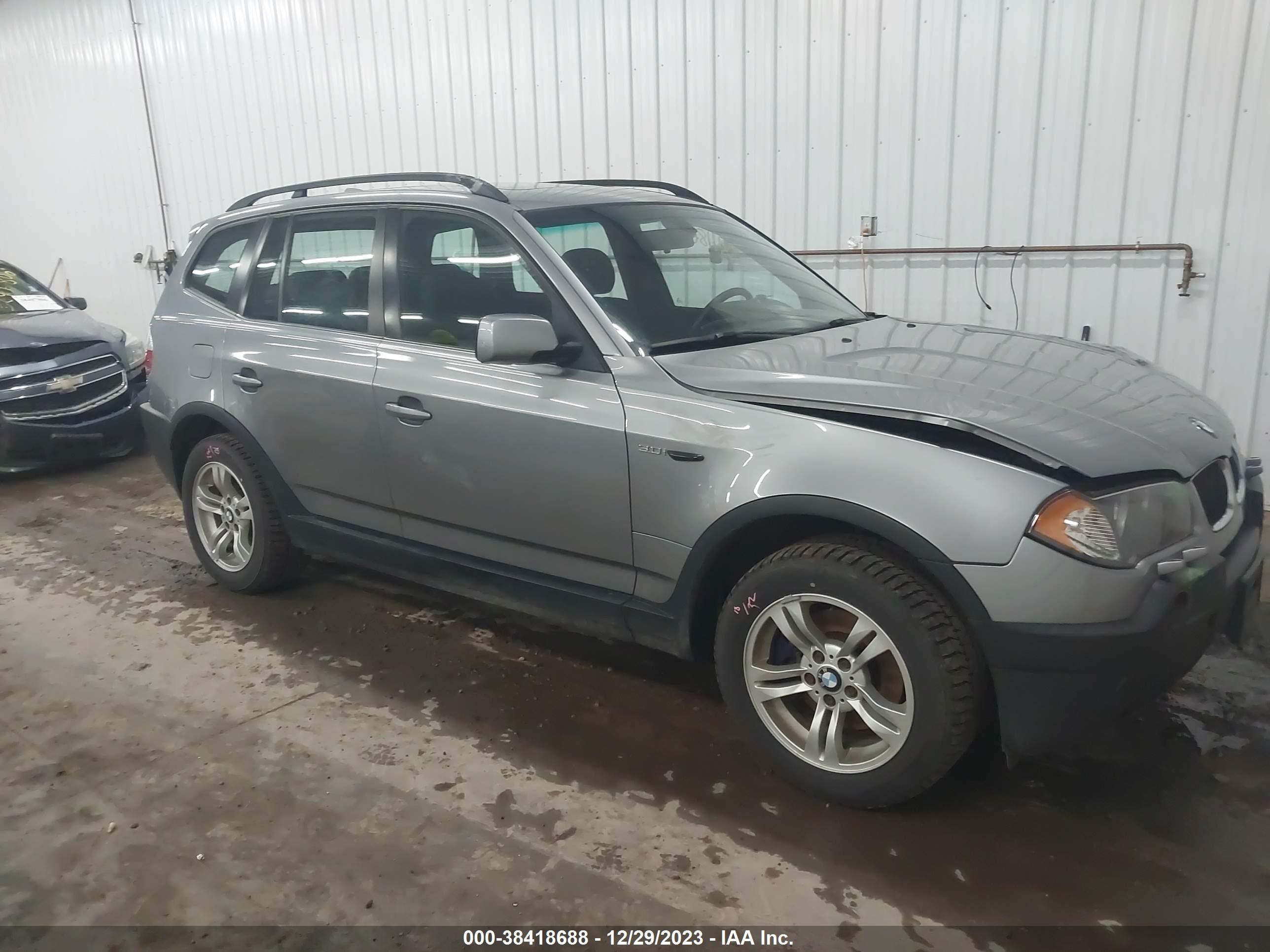 bmw x3 2004 wbxpa93494wd00191