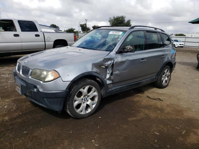 bmw x3 3.0i 2005 wbxpa934x5wd03229