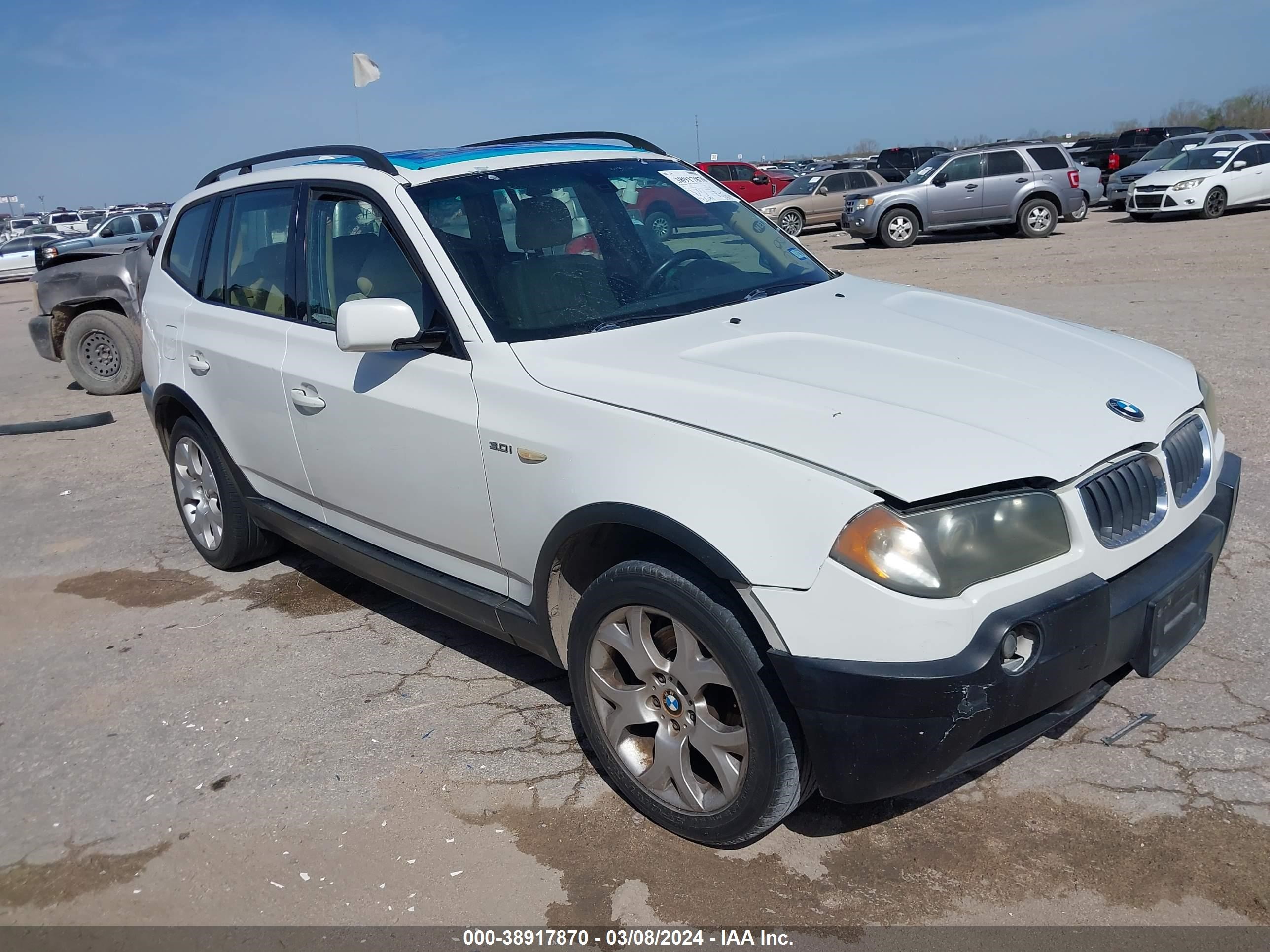 bmw x3 2005 wbxpa934x5wd09127