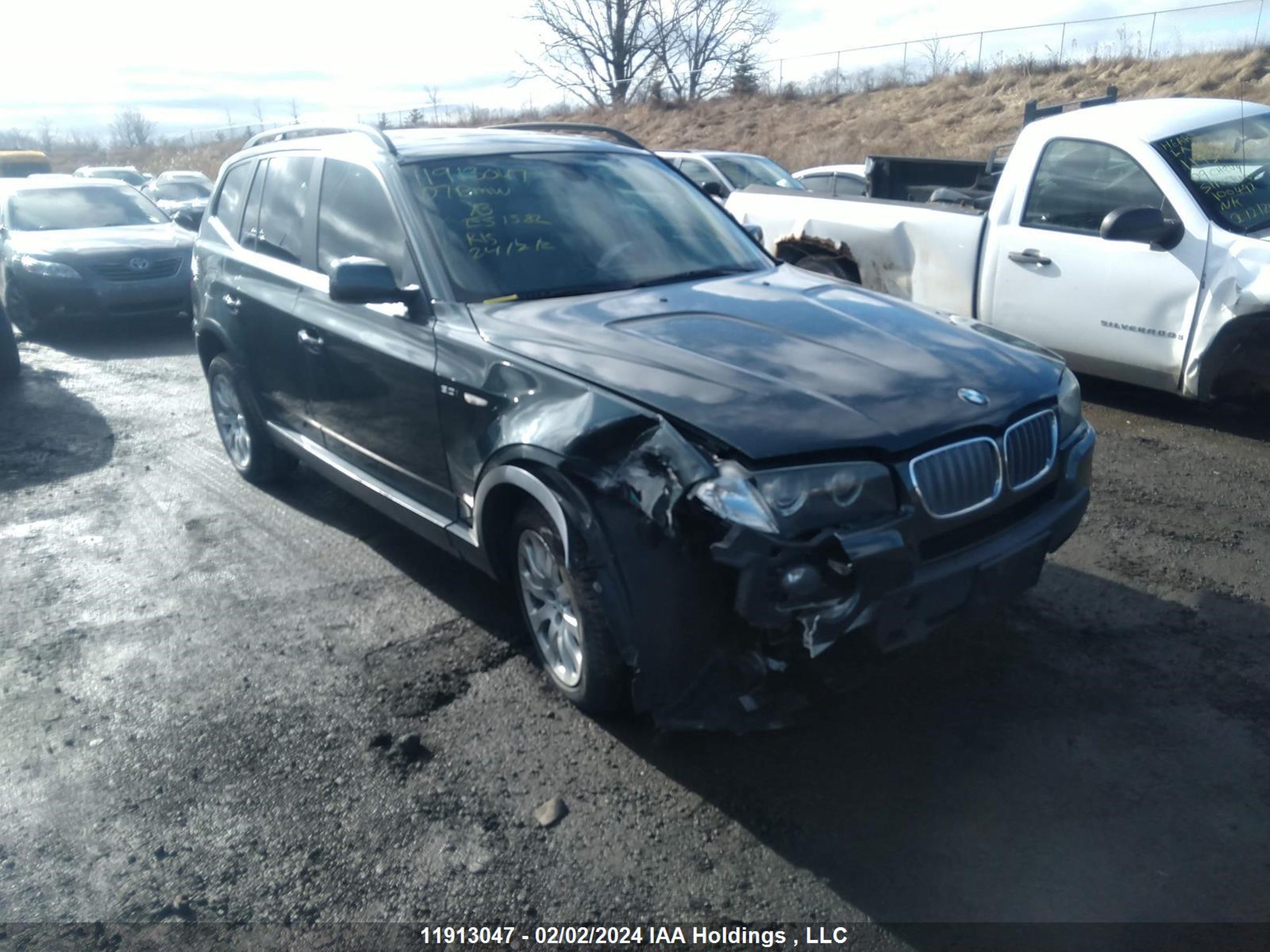 bmw x3 2007 wbxpc73477we51582