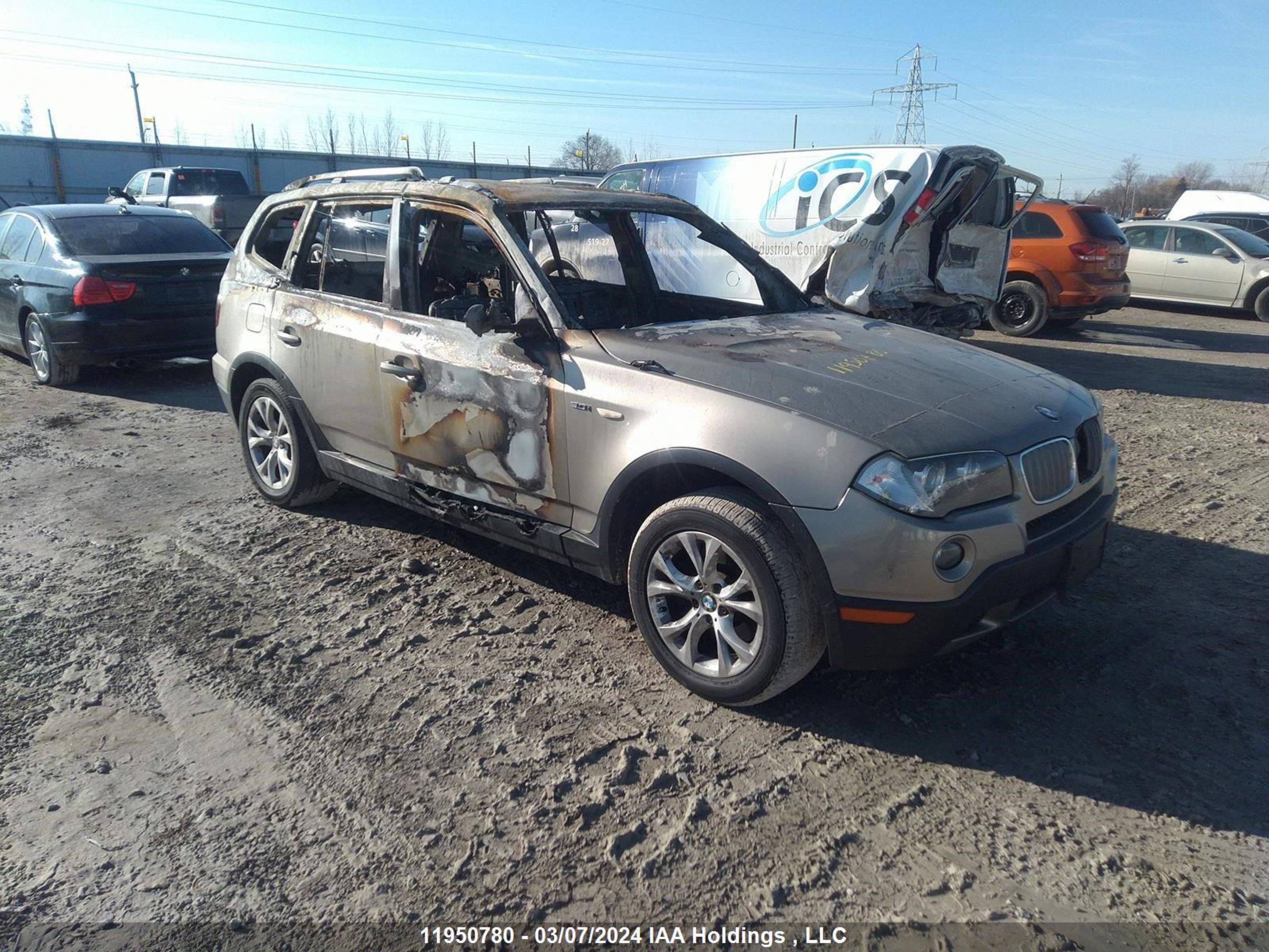 bmw x3 2007 wbxpc73497we50918