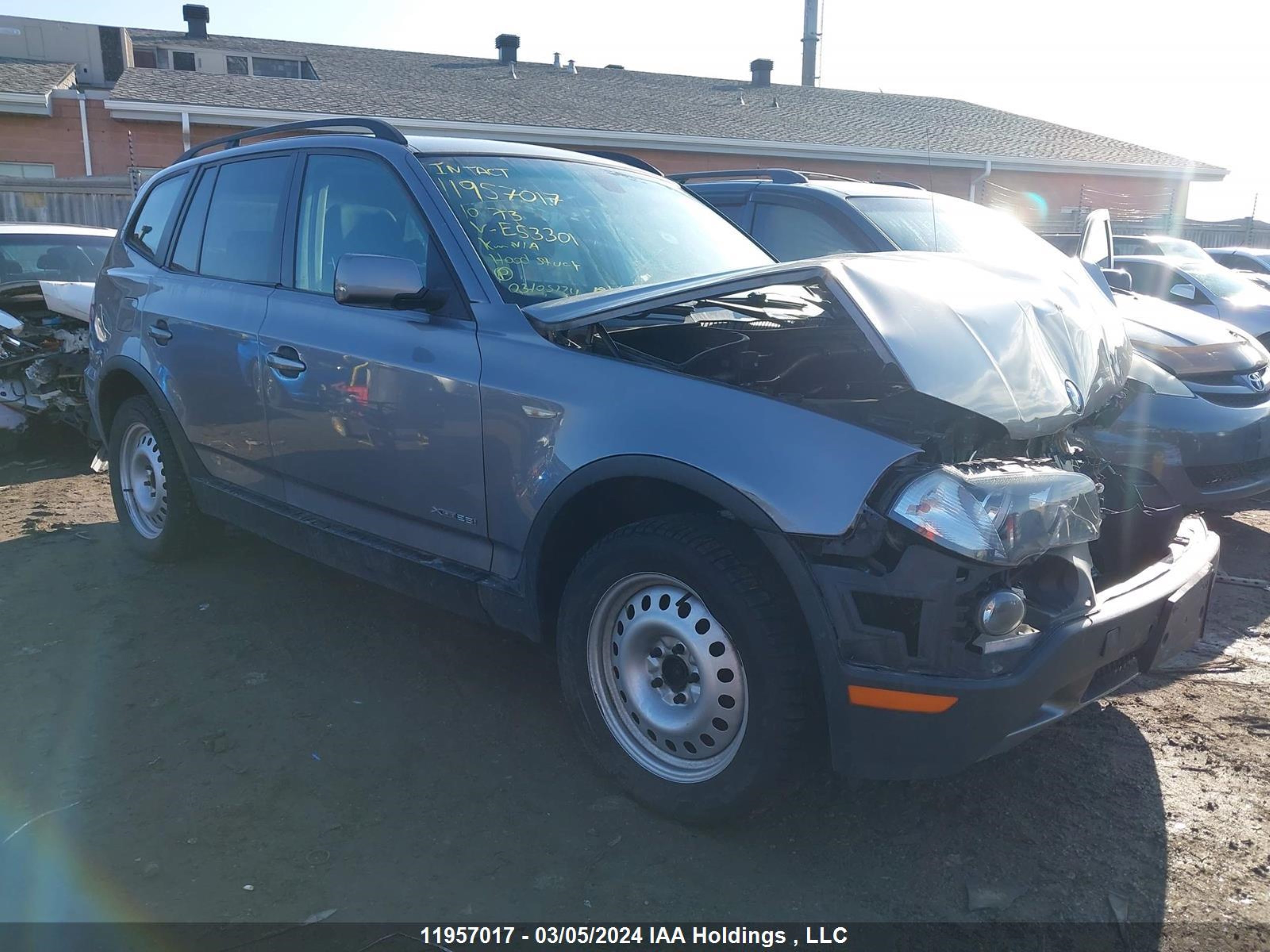 bmw x3 2010 wbxpc7c46awe53301