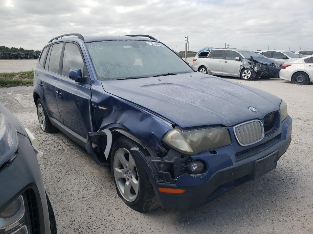 bmw x3 2007 wbxpc93407wf09902