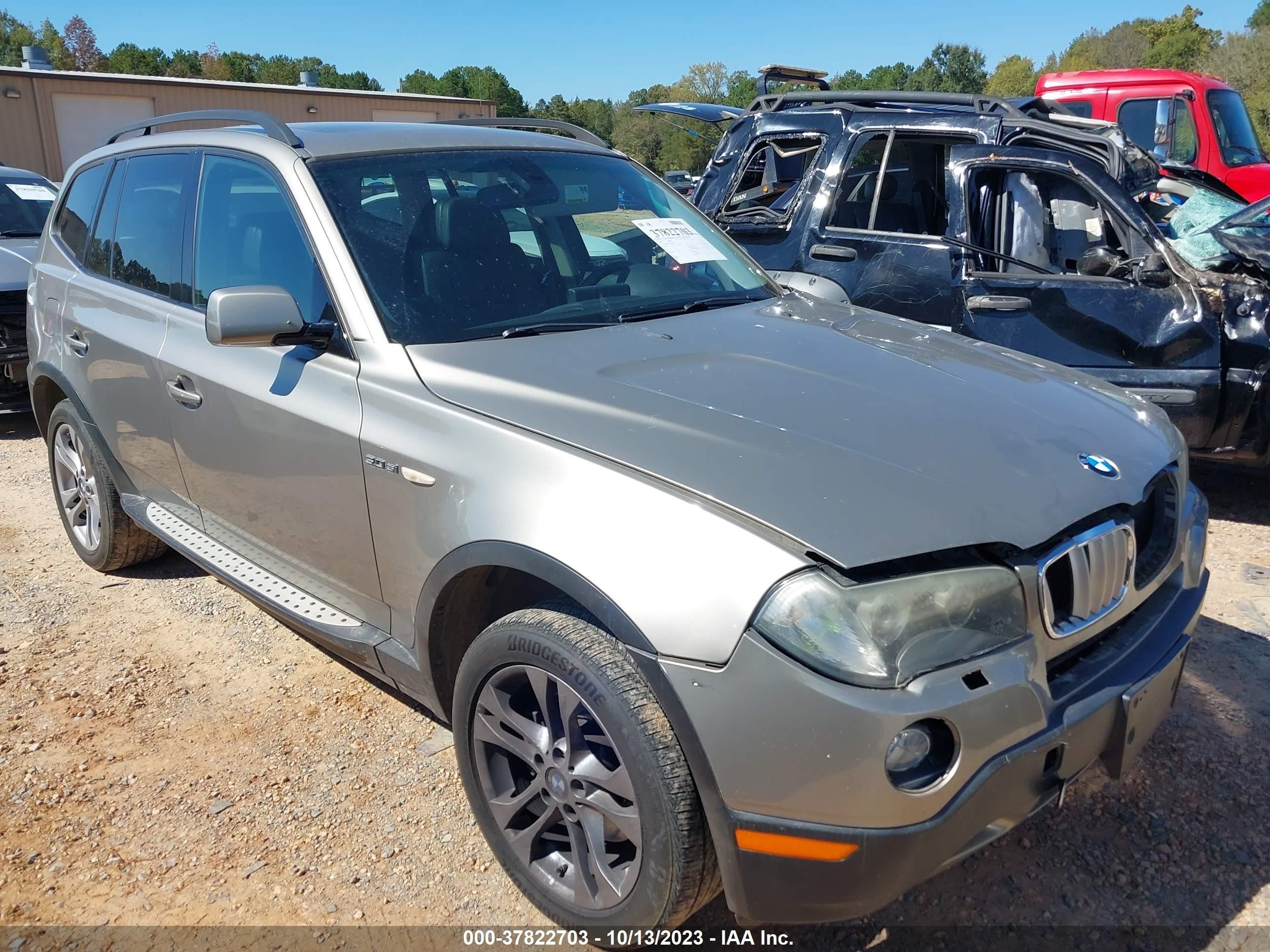 bmw x3 2008 wbxpc93408wj08820