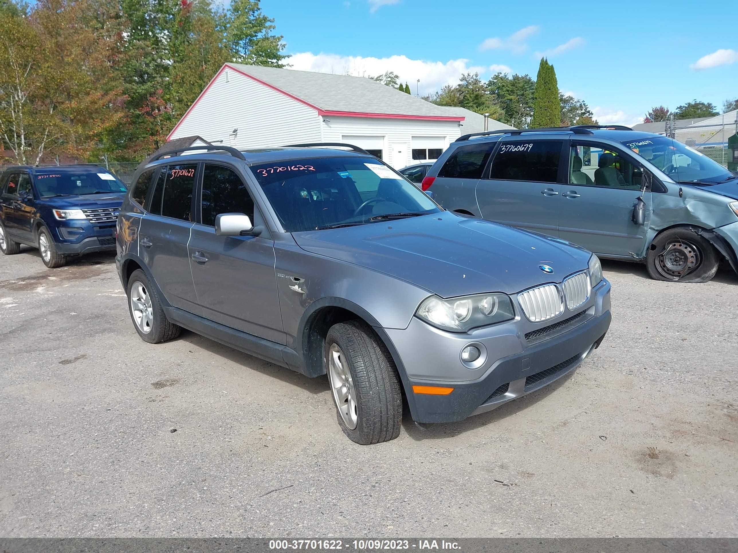 bmw x3 2008 wbxpc93408wj23110