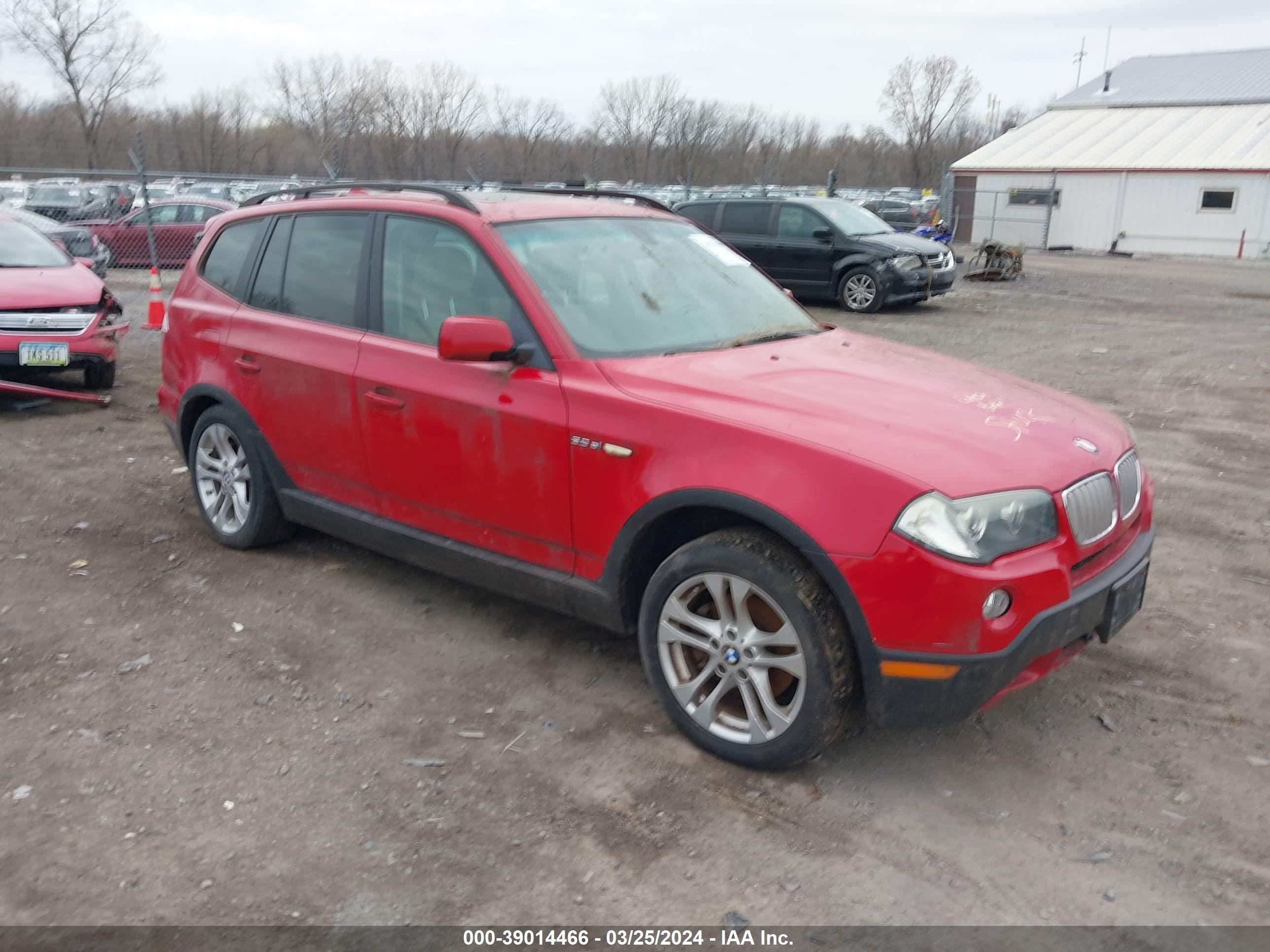 bmw x3 2007 wbxpc93417wf05051