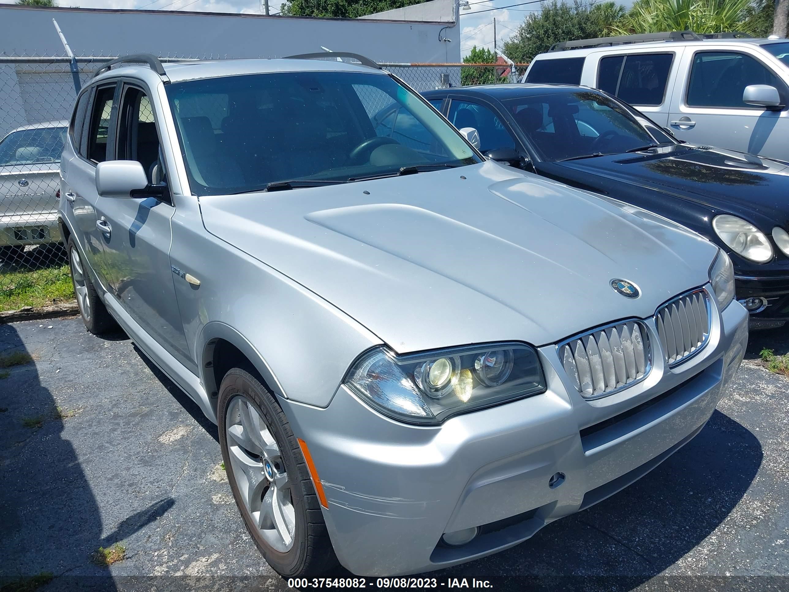 bmw x3 2007 wbxpc93417wf08743