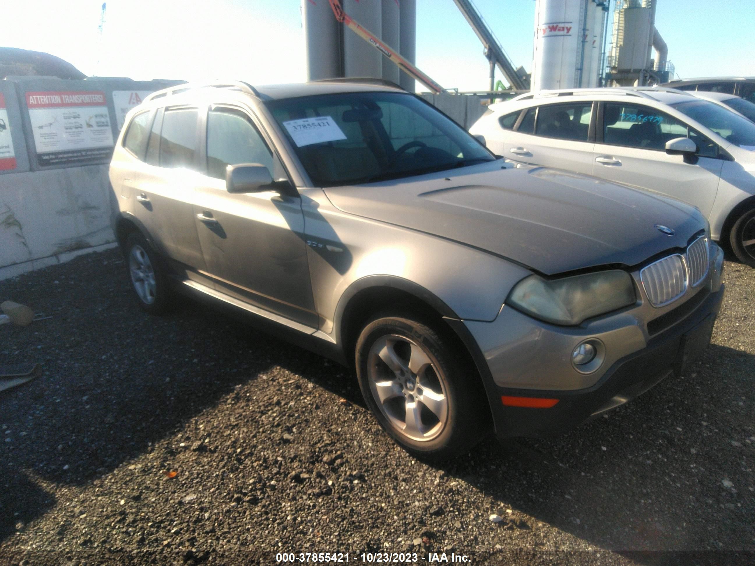 bmw x3 2007 wbxpc93417wf18401