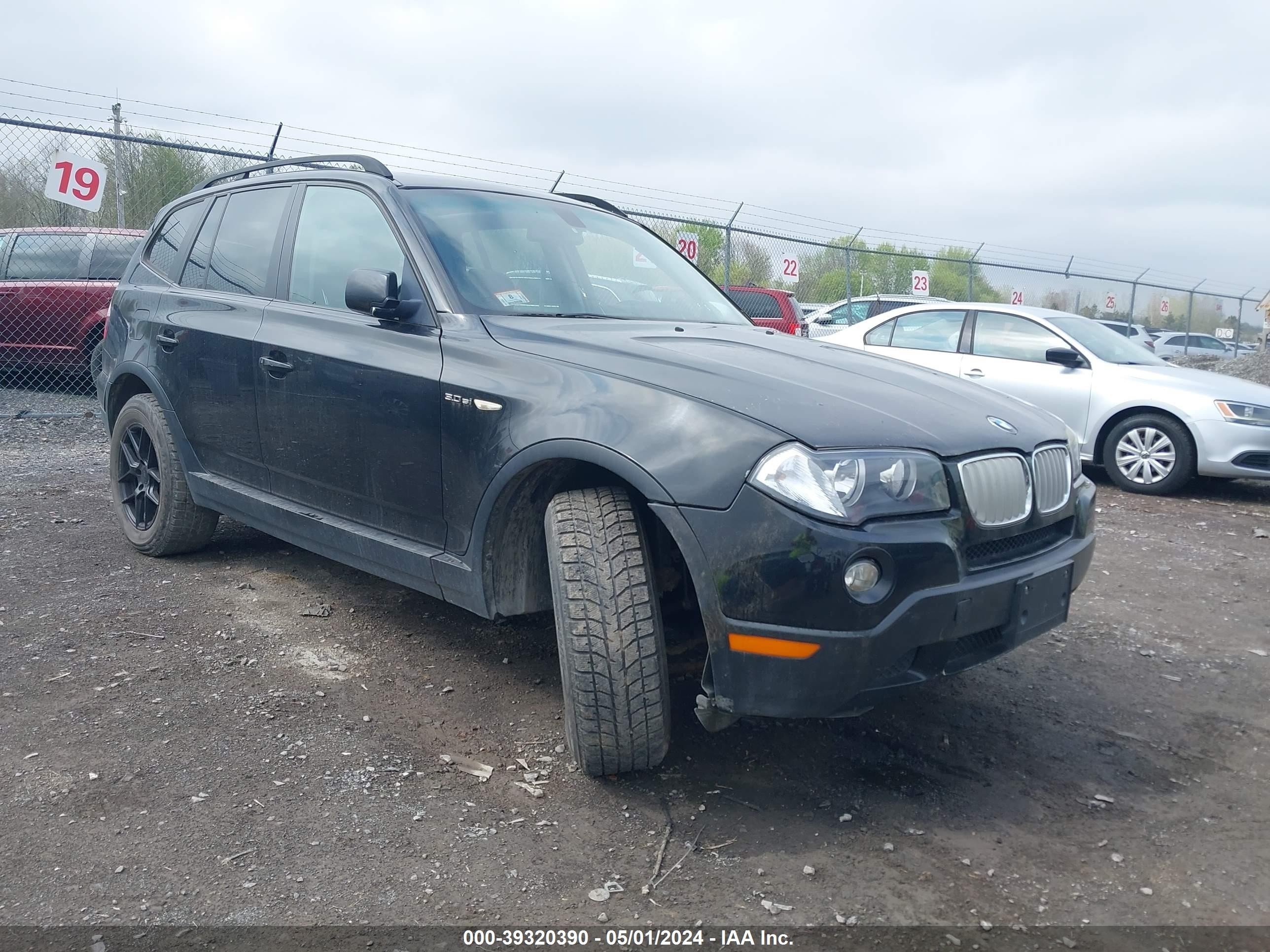 bmw x3 2007 wbxpc93417wj00076