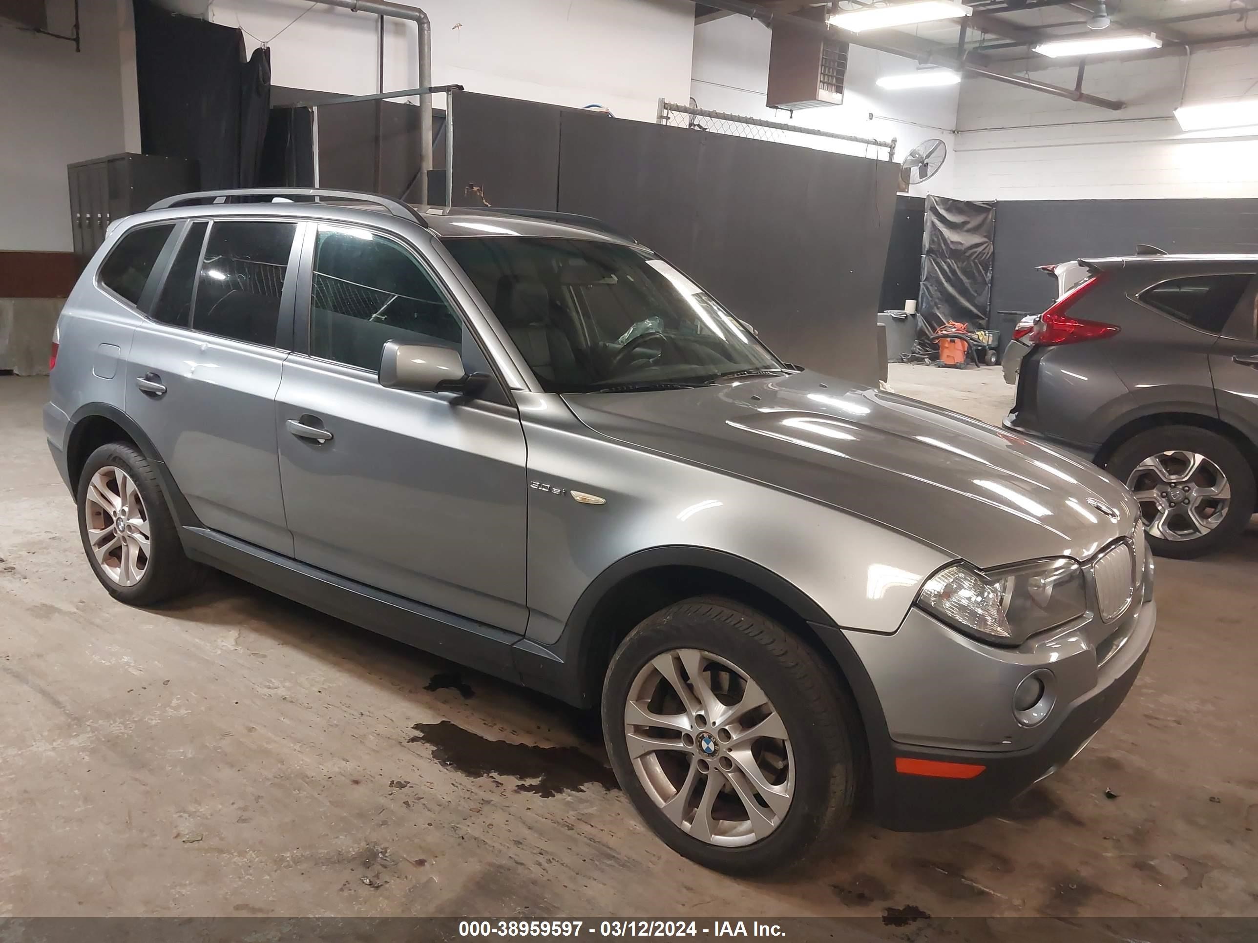 bmw x3 2007 wbxpc93427wf11117