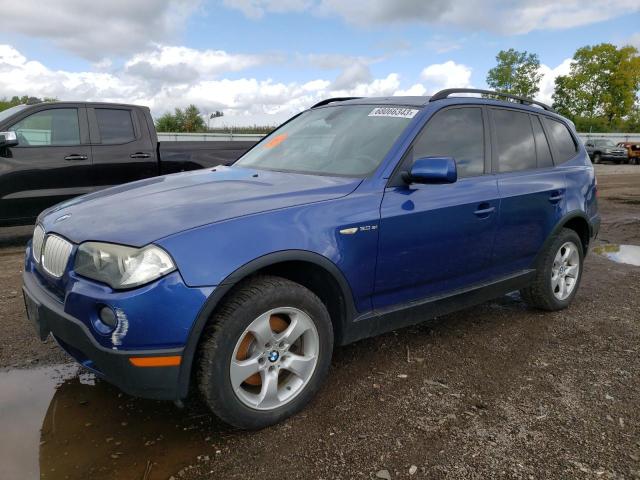 bmw x3 3.0si 2008 wbxpc93438wj12747