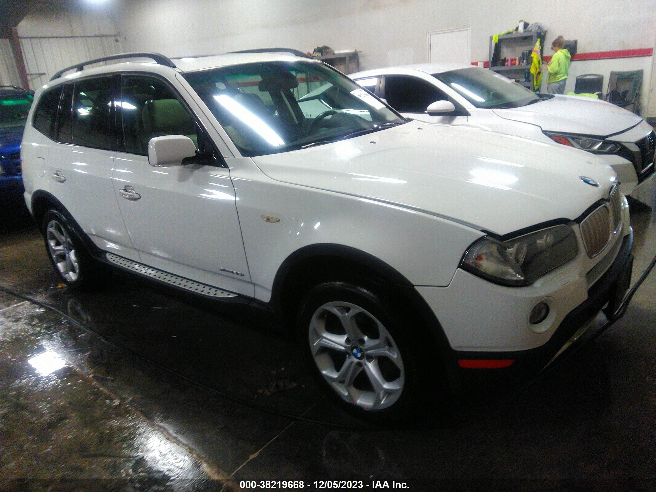 bmw x3 2009 wbxpc93439wj30750